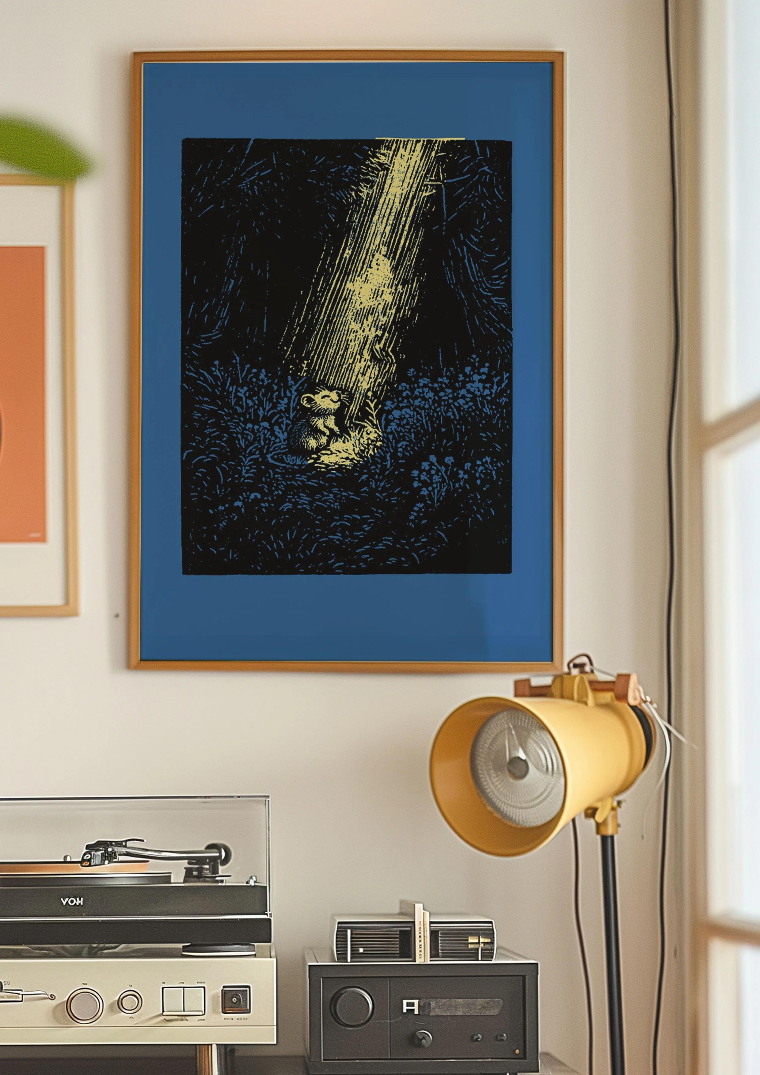 Blue and Black Mouse by yellow Light.jpg