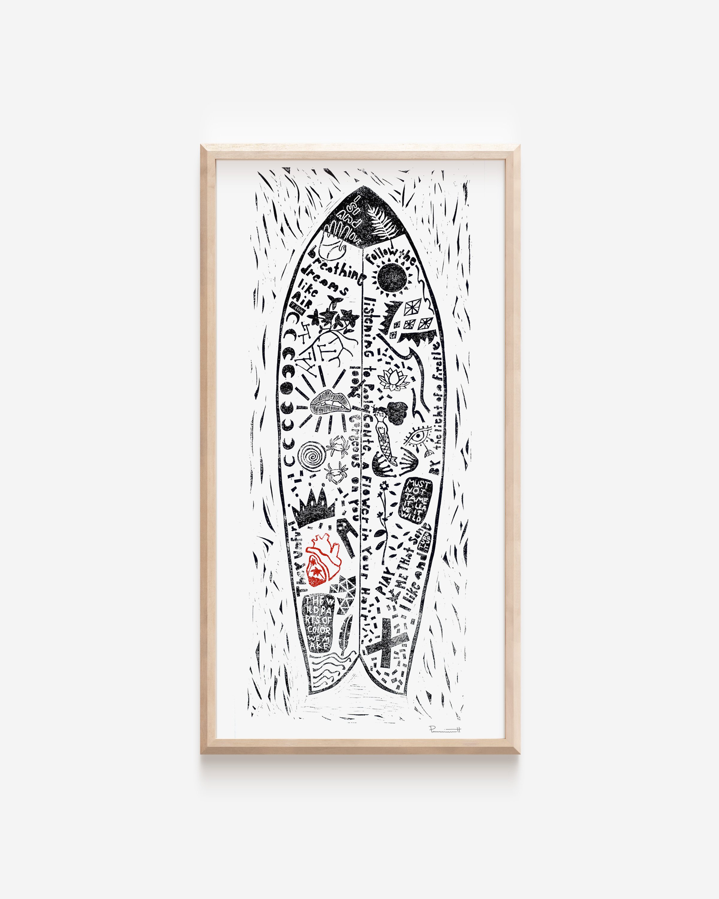 Wash-Ashore Vertical in Wood Frame.jpg