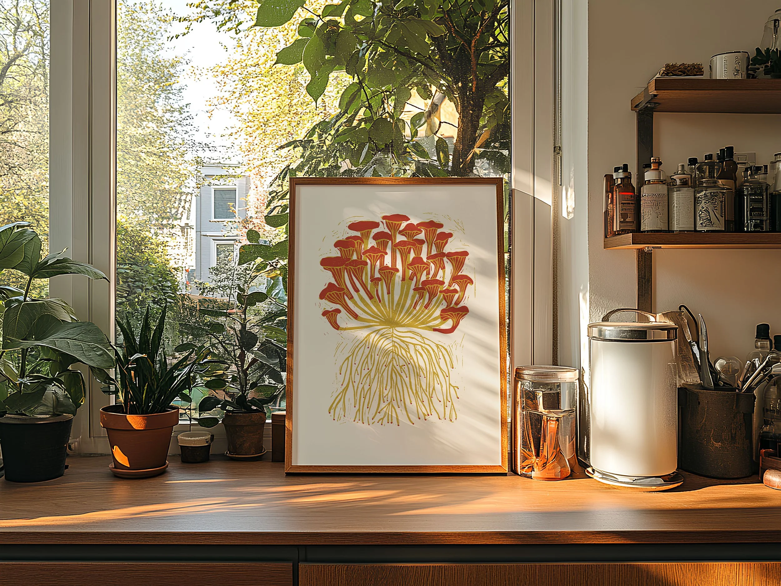 Mushrooms Orange in Kitchen.jpg