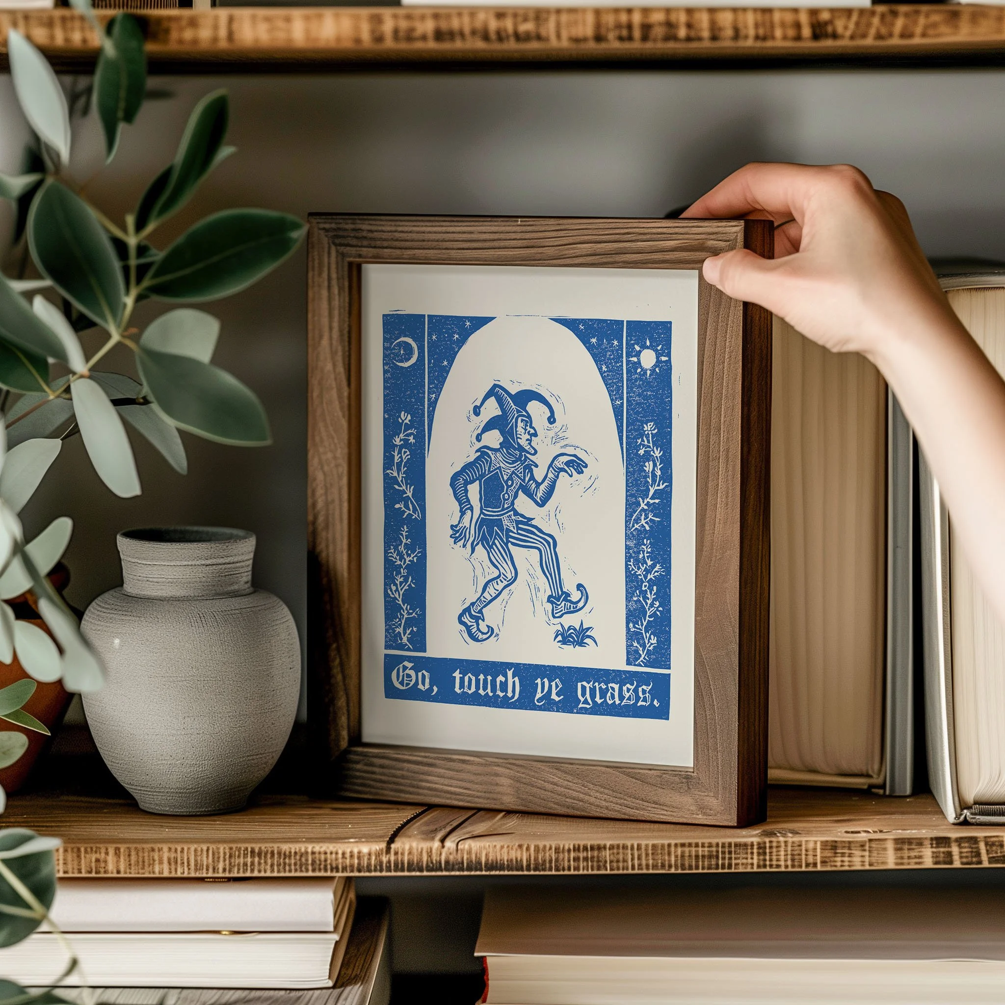 Jester on Bookcase.jpg