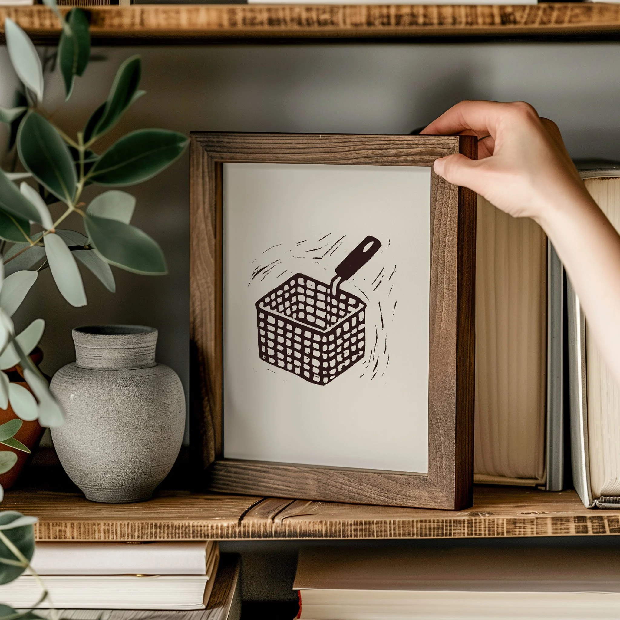 Fry Basket on Bookcase.jpg
