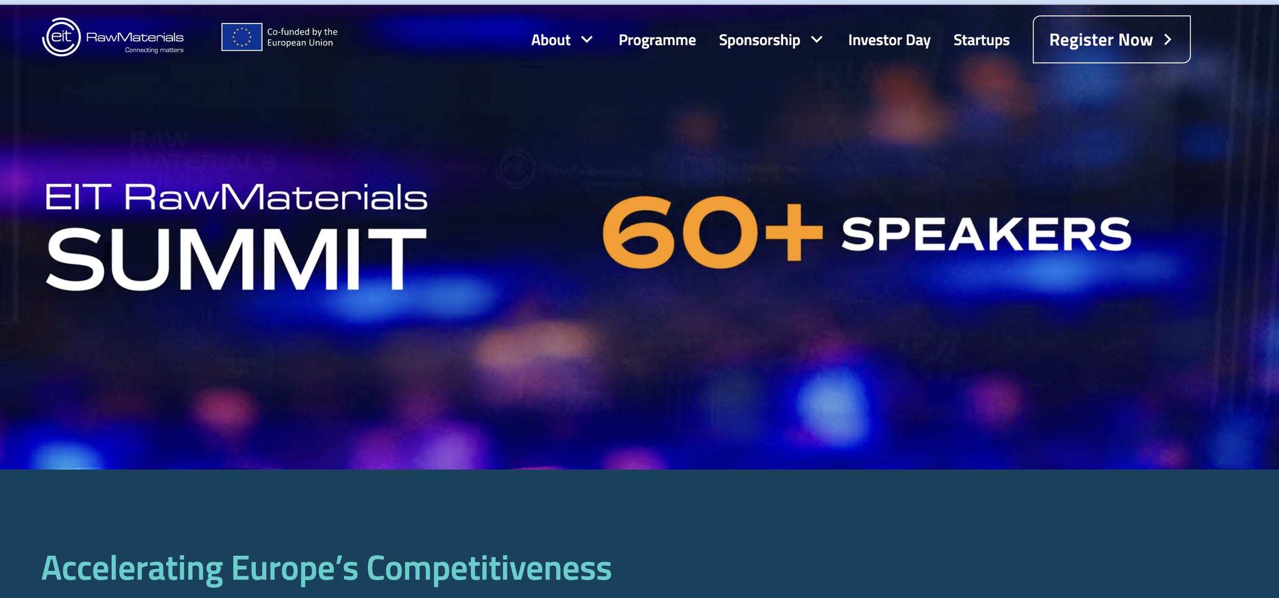 EIT Raw Materials Summit 2026 