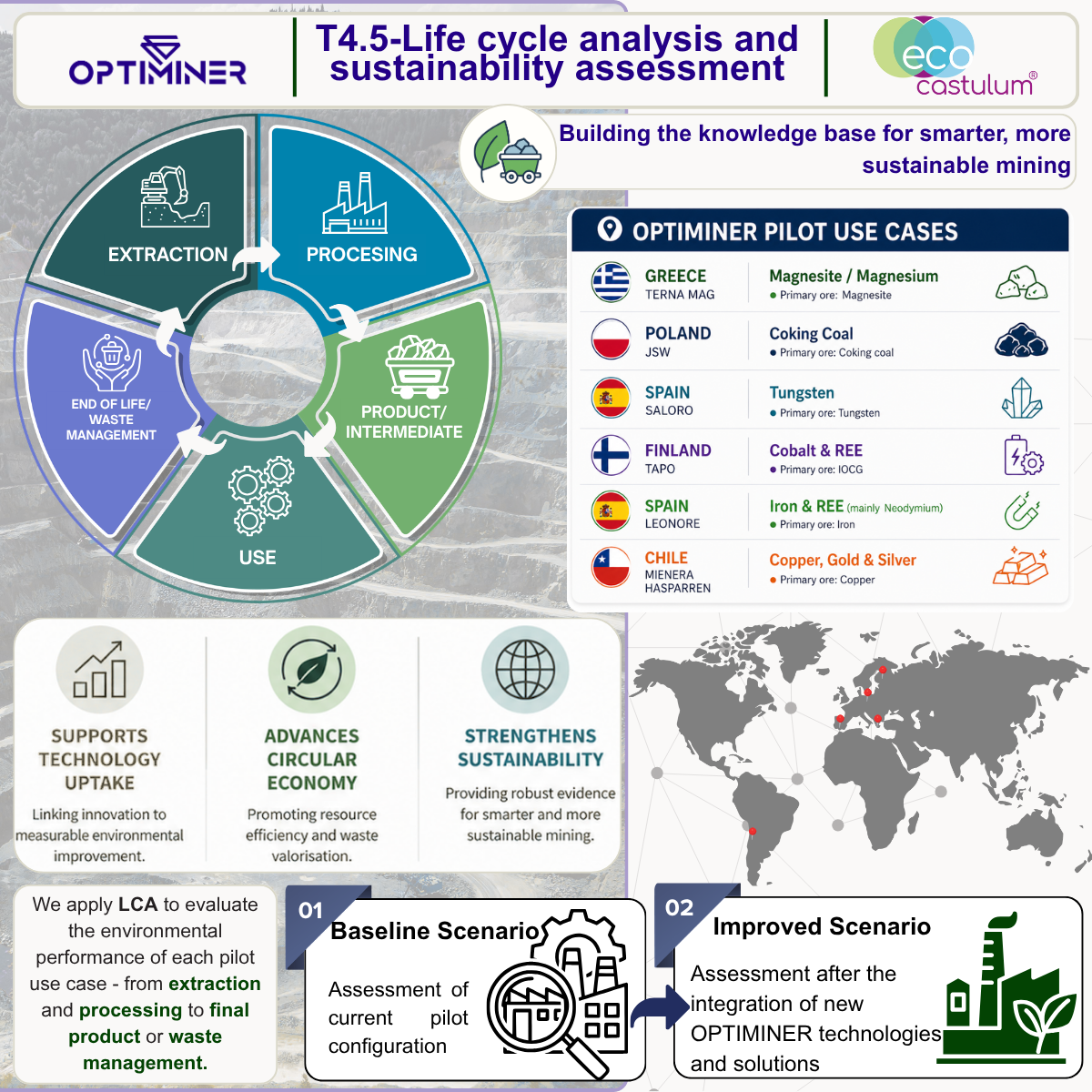 EcoCastulum’s Contribution to OPTIMINER: Advancing Sustainable Phytomining and Life Cycle Assessment