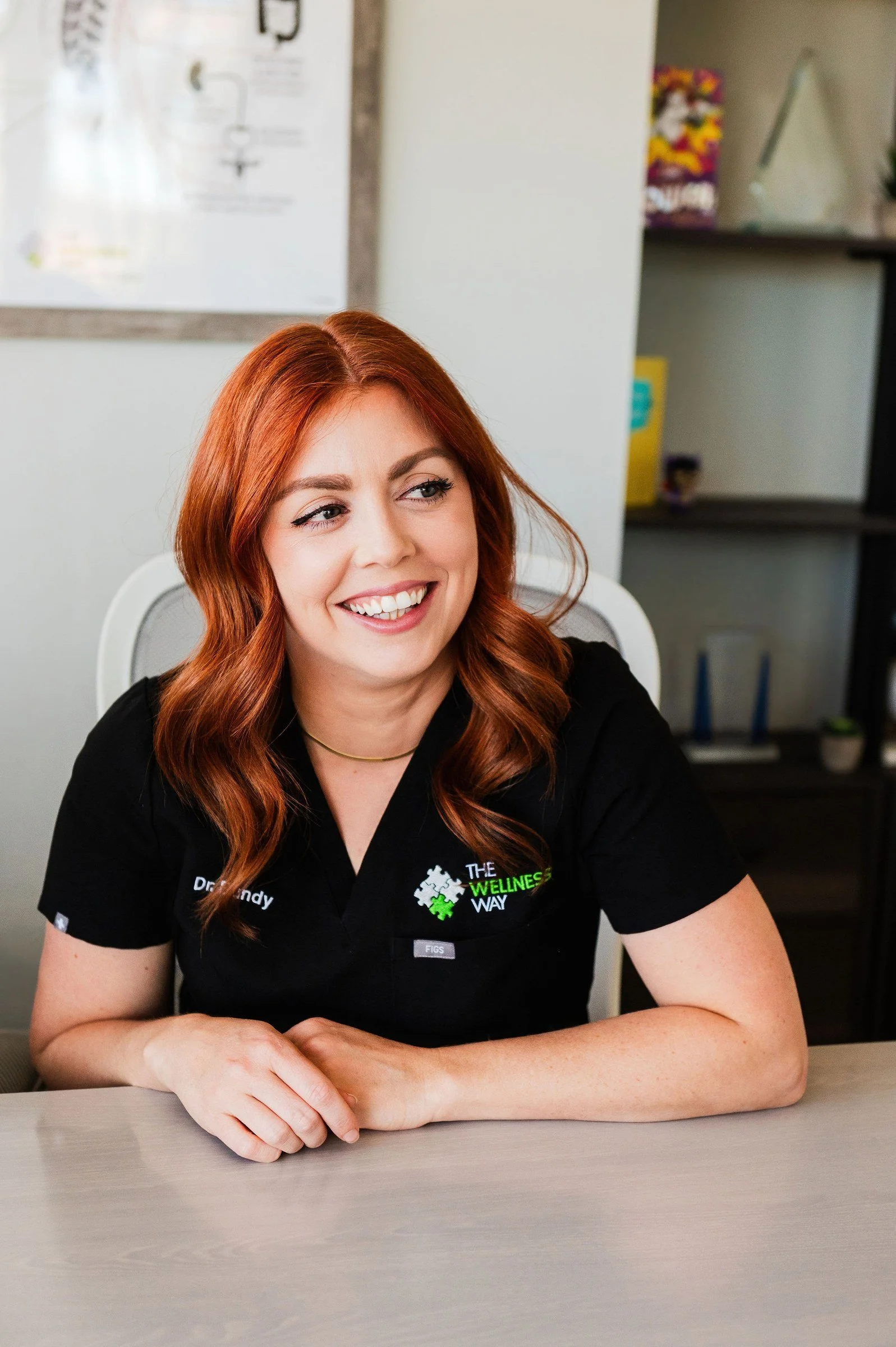 Dr. Shannon Bundy at The Wellness Way Westminster front desk