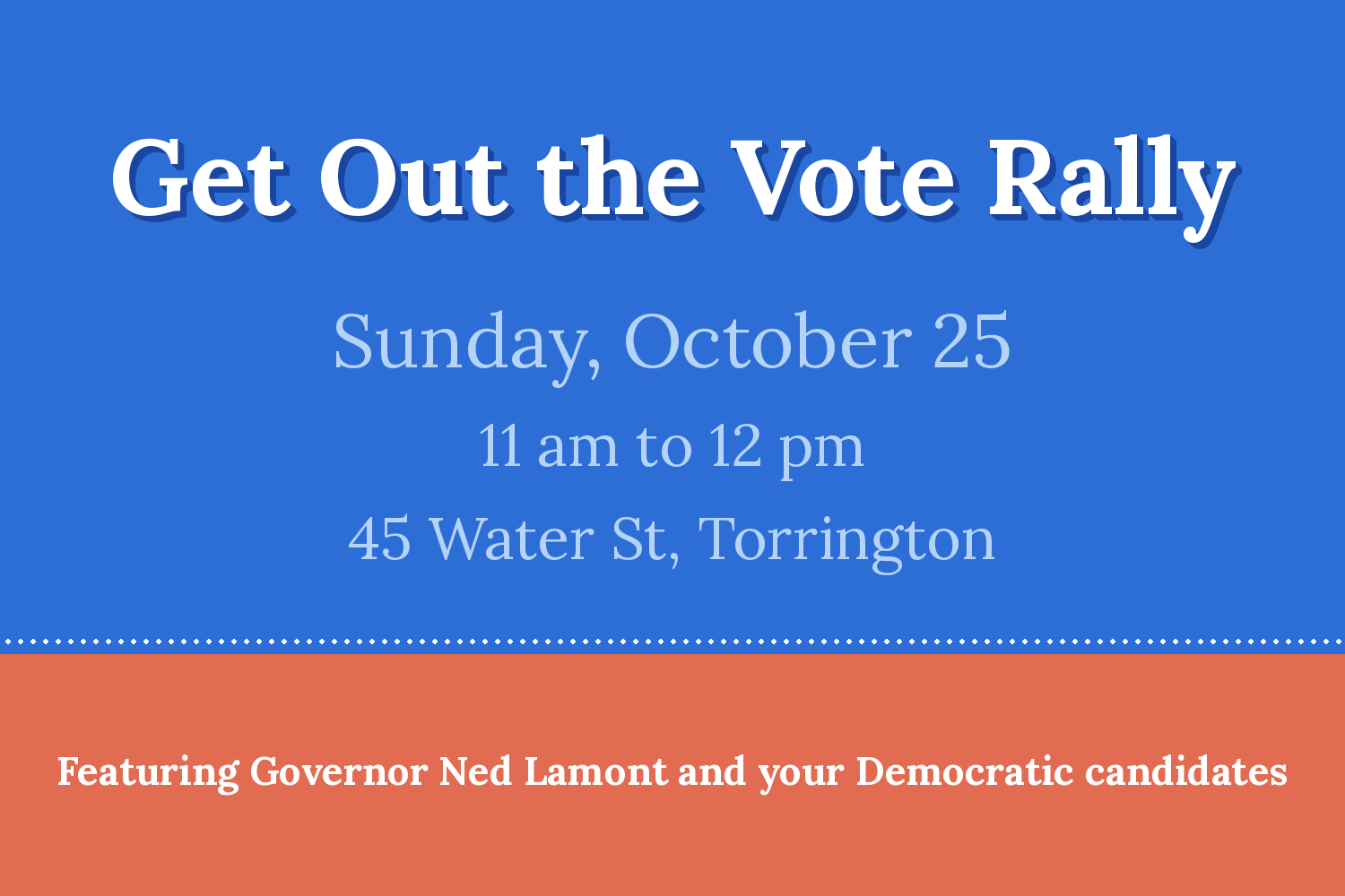 Get Out the Vote Rally