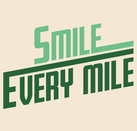 SMILE EVERY MILE BRAND LOGO & DIRECTION