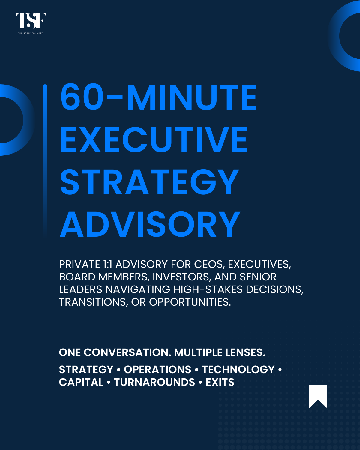 Executive Strategy Advisory - 60 Minutes