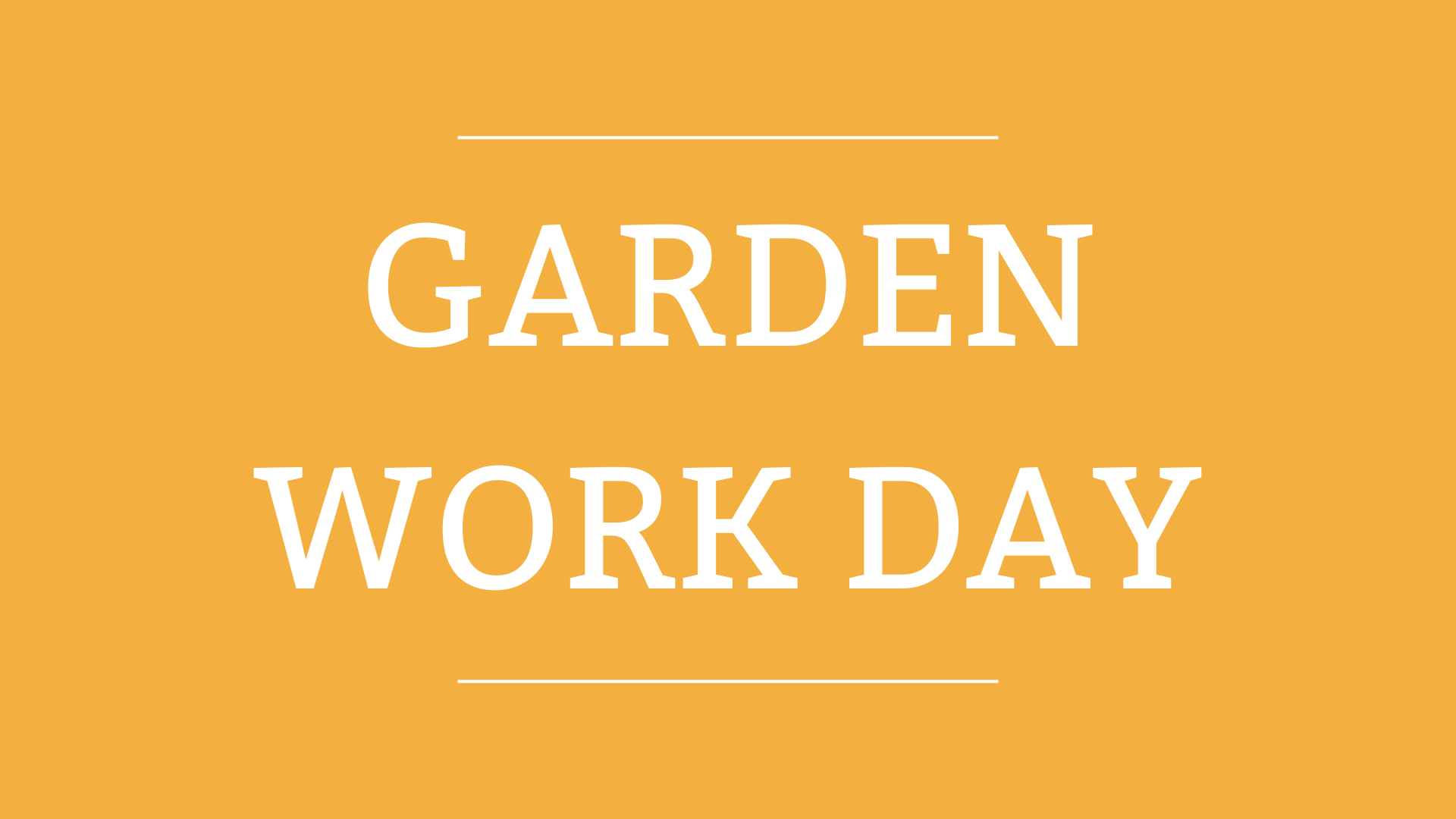 Community Garden Planting Day