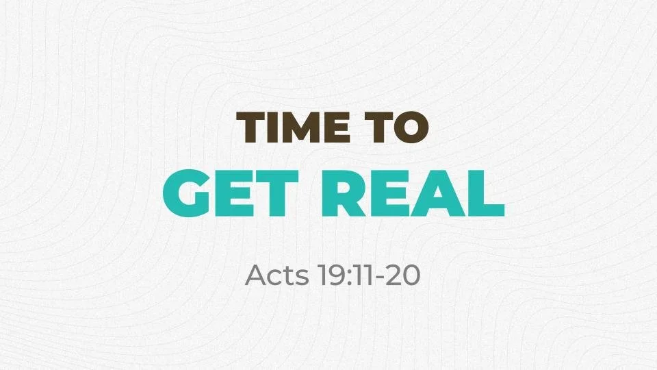 Time To Get Real