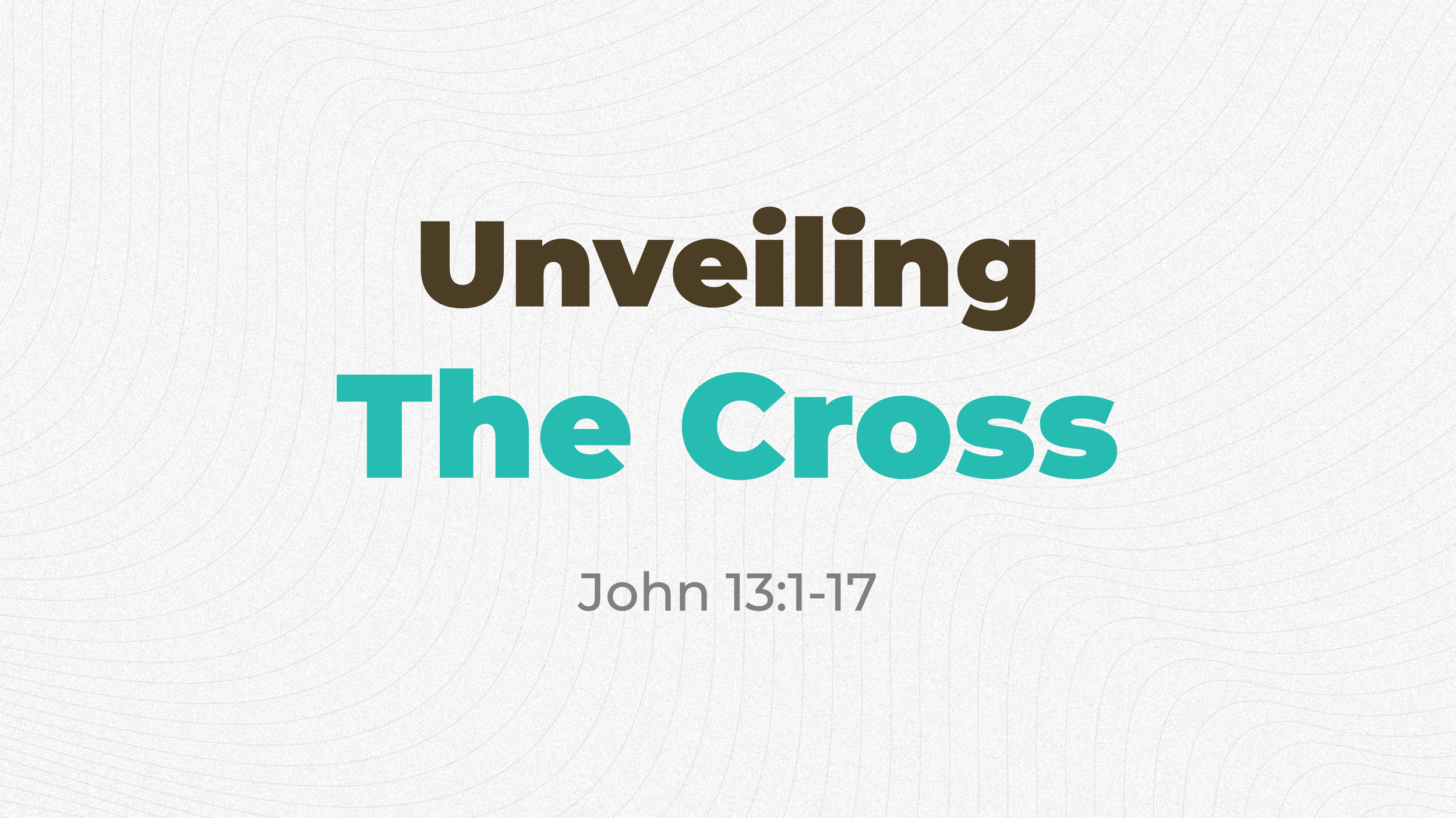 Unveiling The Cross