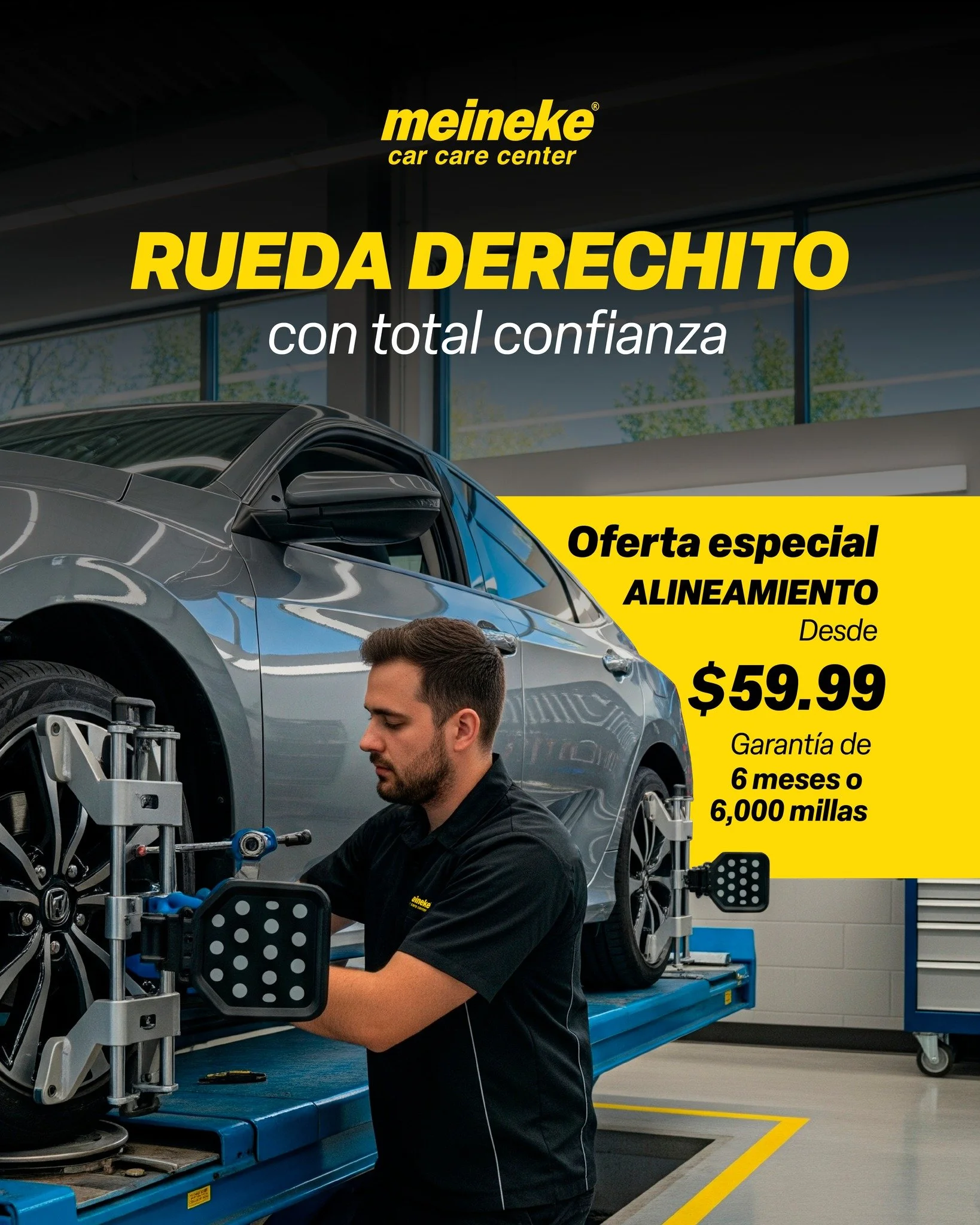 🌀 Que tu carro no se desv&iacute;e de su camino&hellip; ni de tu bolsillo 💸.Aprovecha este especial y rueda derechito con total confianza.

👉 Oferta especial:
🔹 Alineamiento desde $59.99
🔹 Garant&iacute;a de 6 meses o 6,000 millas
⚡Oferta v&aacu