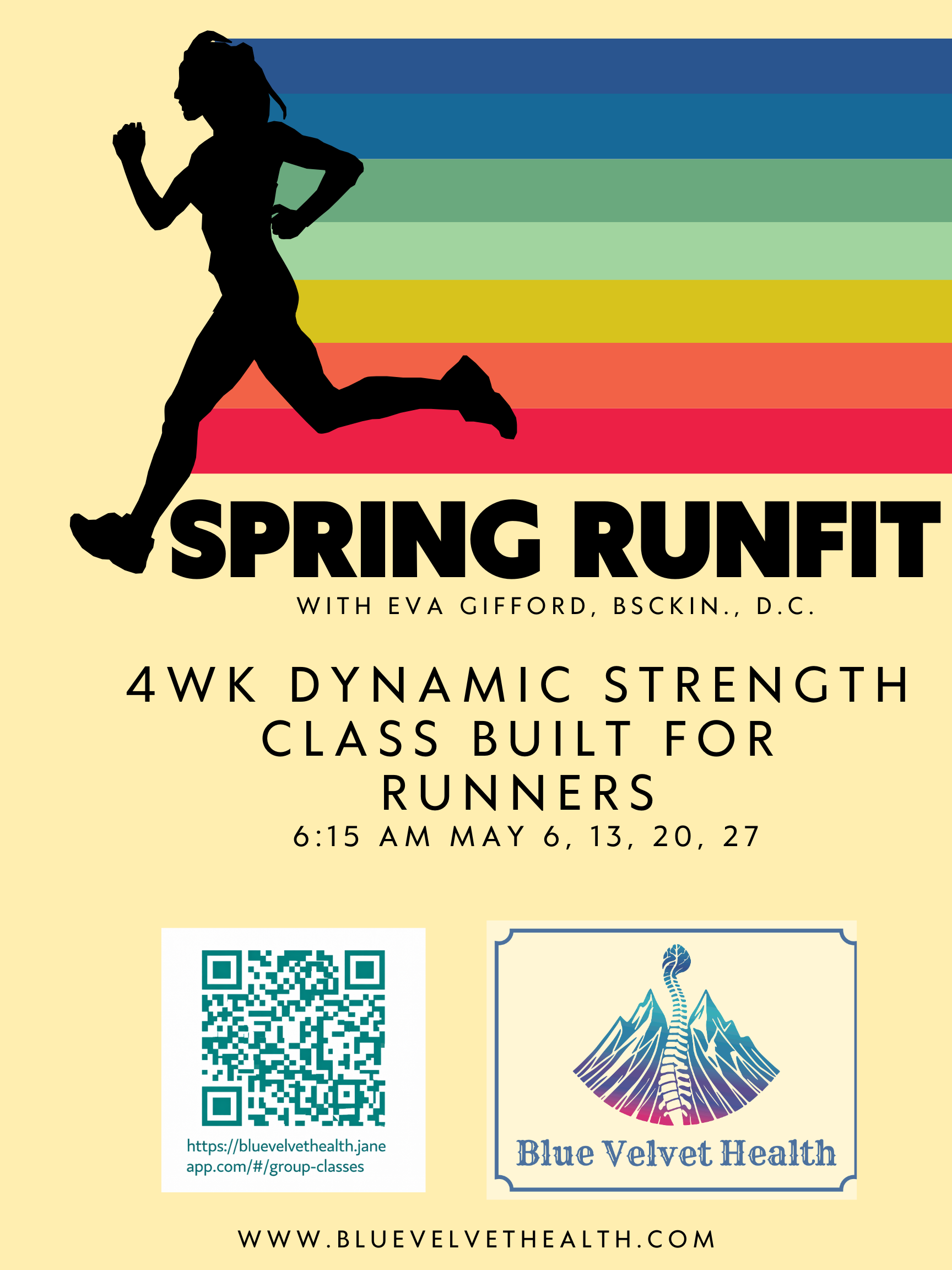 Spring Run Fit w/ Eva Gifford - A 4-week Dynamic Strength class built for Runners