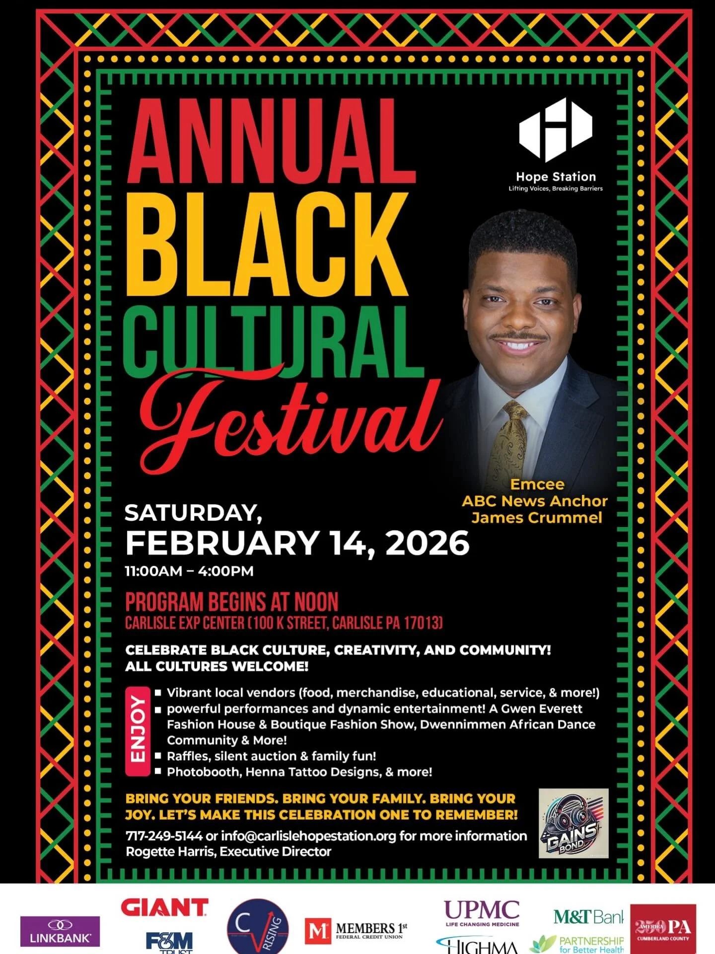 We are still looking for vendors! Sign up at https://givebutter.com/blackculturalfest