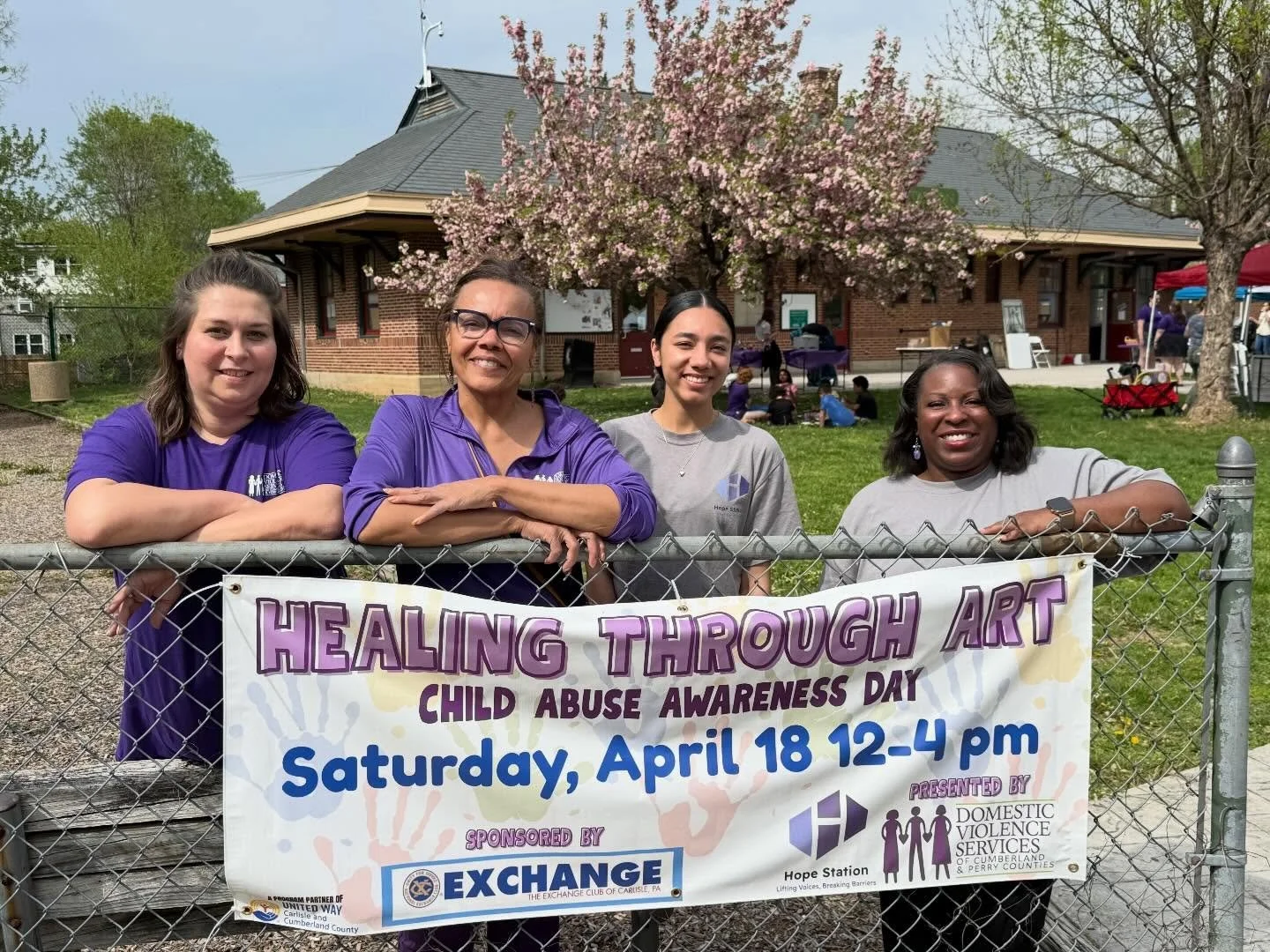 Healing through the Arts was more than an event but a space for the community to come together, reflect, and uplift one another while bringing awareness to child abuse.

Hope Station was honored to partner with Domestic Violence Services of Cumberlan