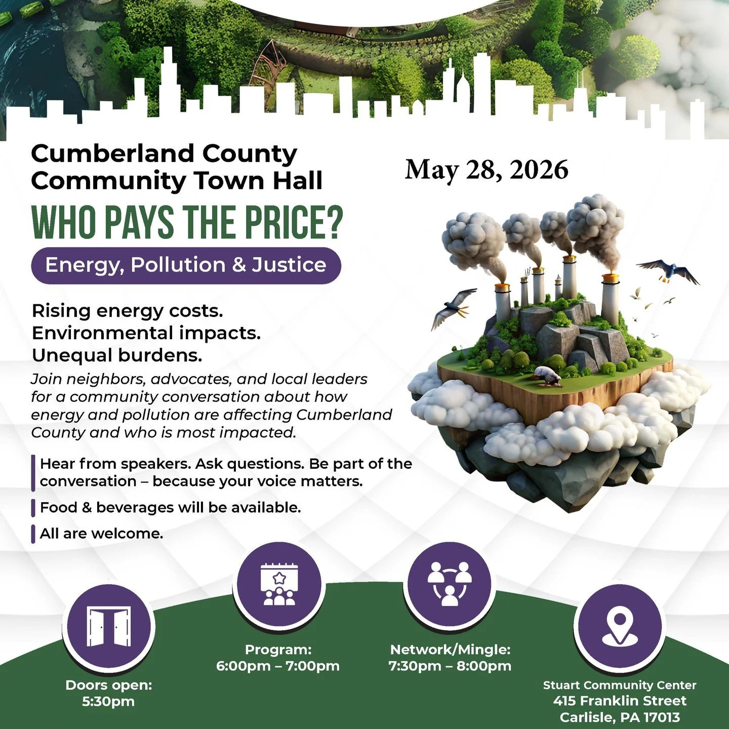 Energy bills going up? Worried about pollution in your community? Wondering who&rsquo;s carrying the heaviest burden?

Join us! Pre-register &amp; get more info: https://www.mobilize.us/hopestation/event/946955/