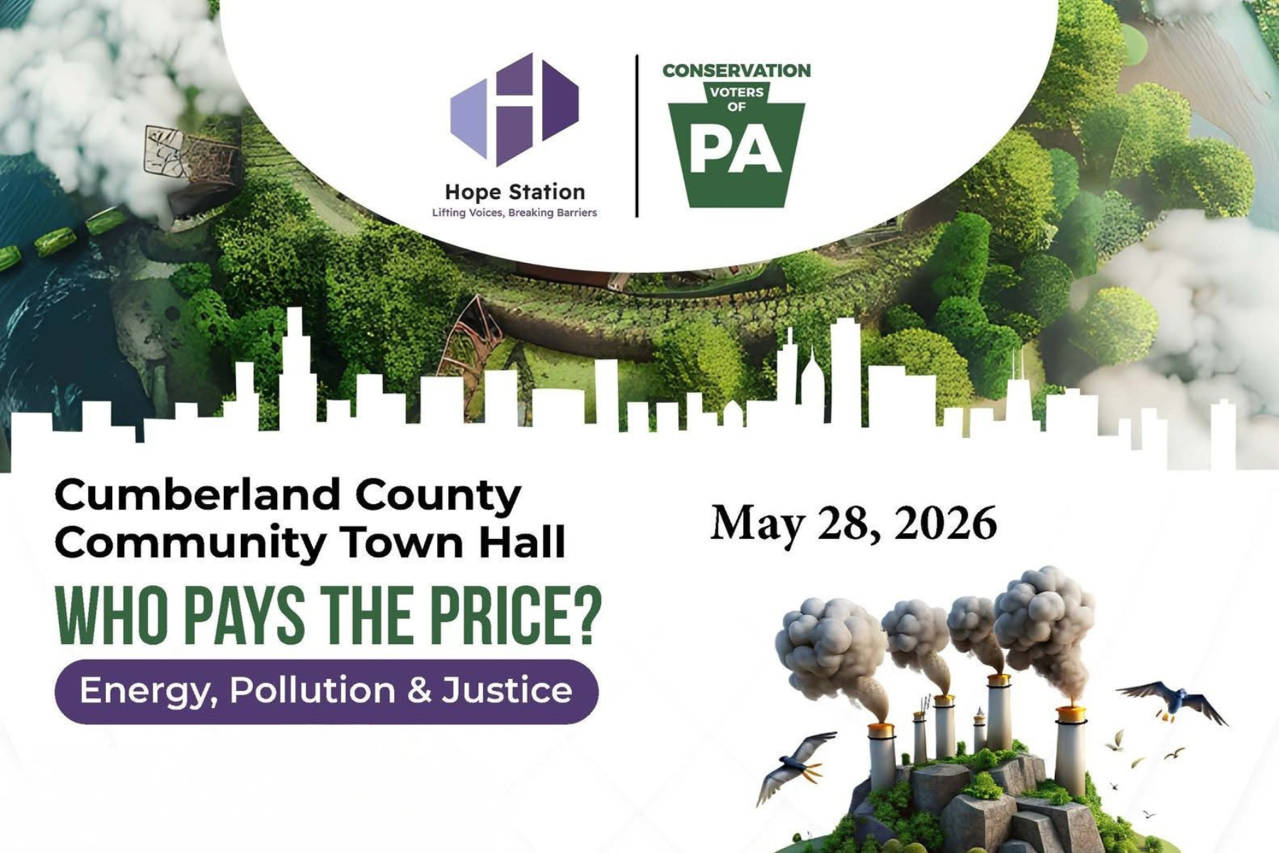 Cumberland County Community Town Hall: Who Pays the Price? Energy, Pollution & Justice