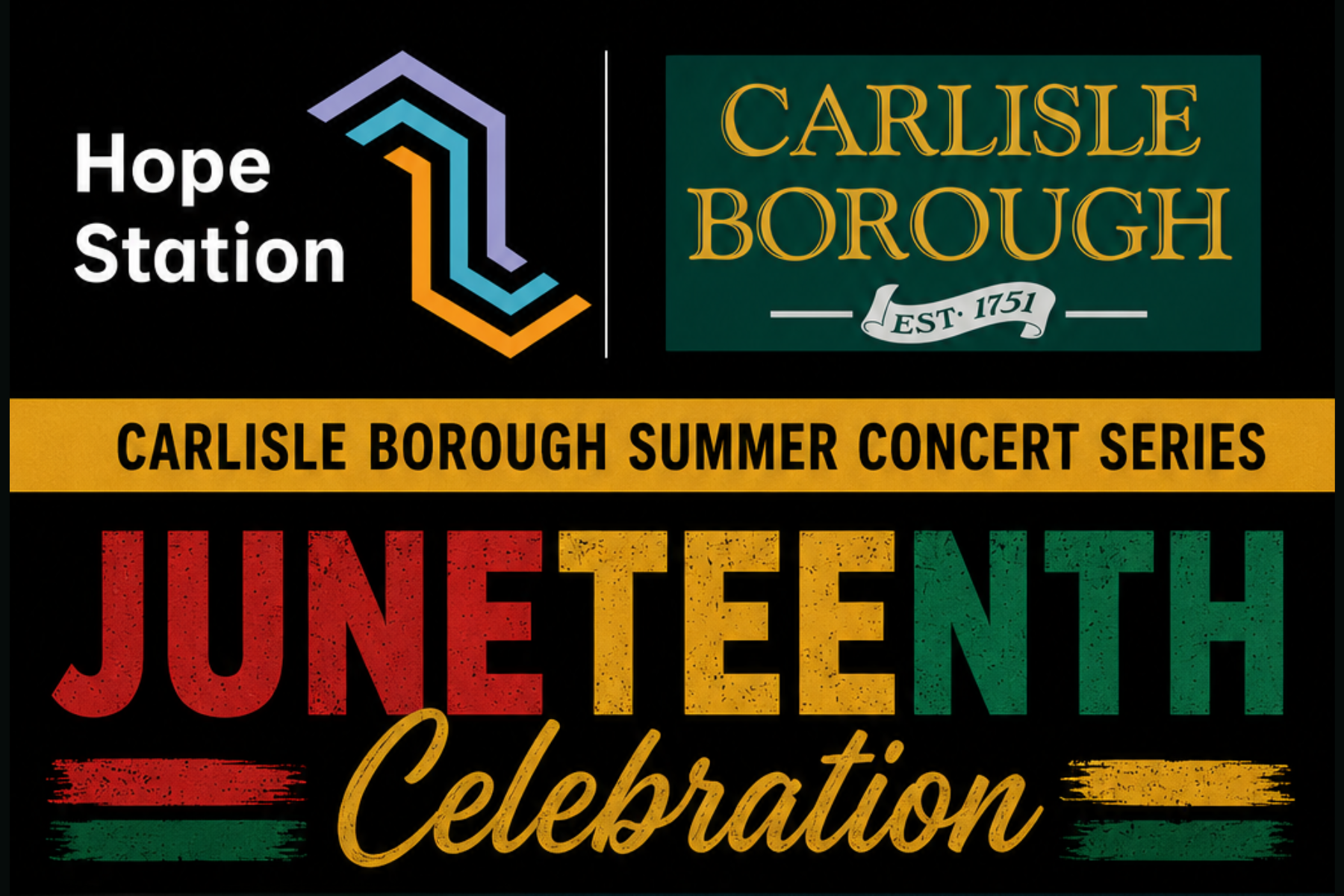 Carlisle Borough Summer Concert Series: Juneteenth Celebration Featuring Antoine “The Pianoman” Cameron