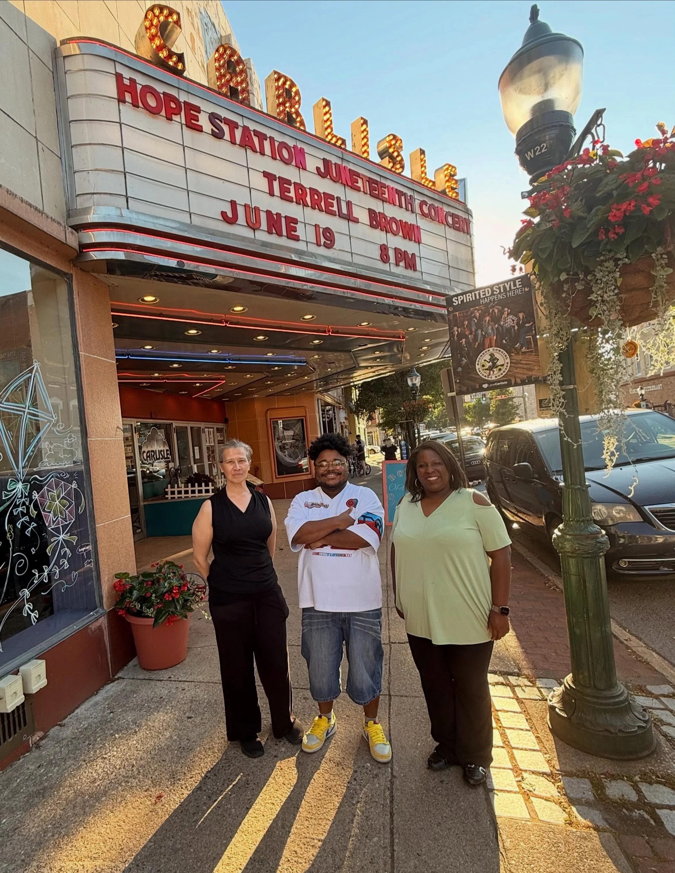 There&rsquo;s still time! End the day with a FREE concert! Carlisle Born Terrell Brown is performing tonight starting at 8pm at the @carlisletheatre!
