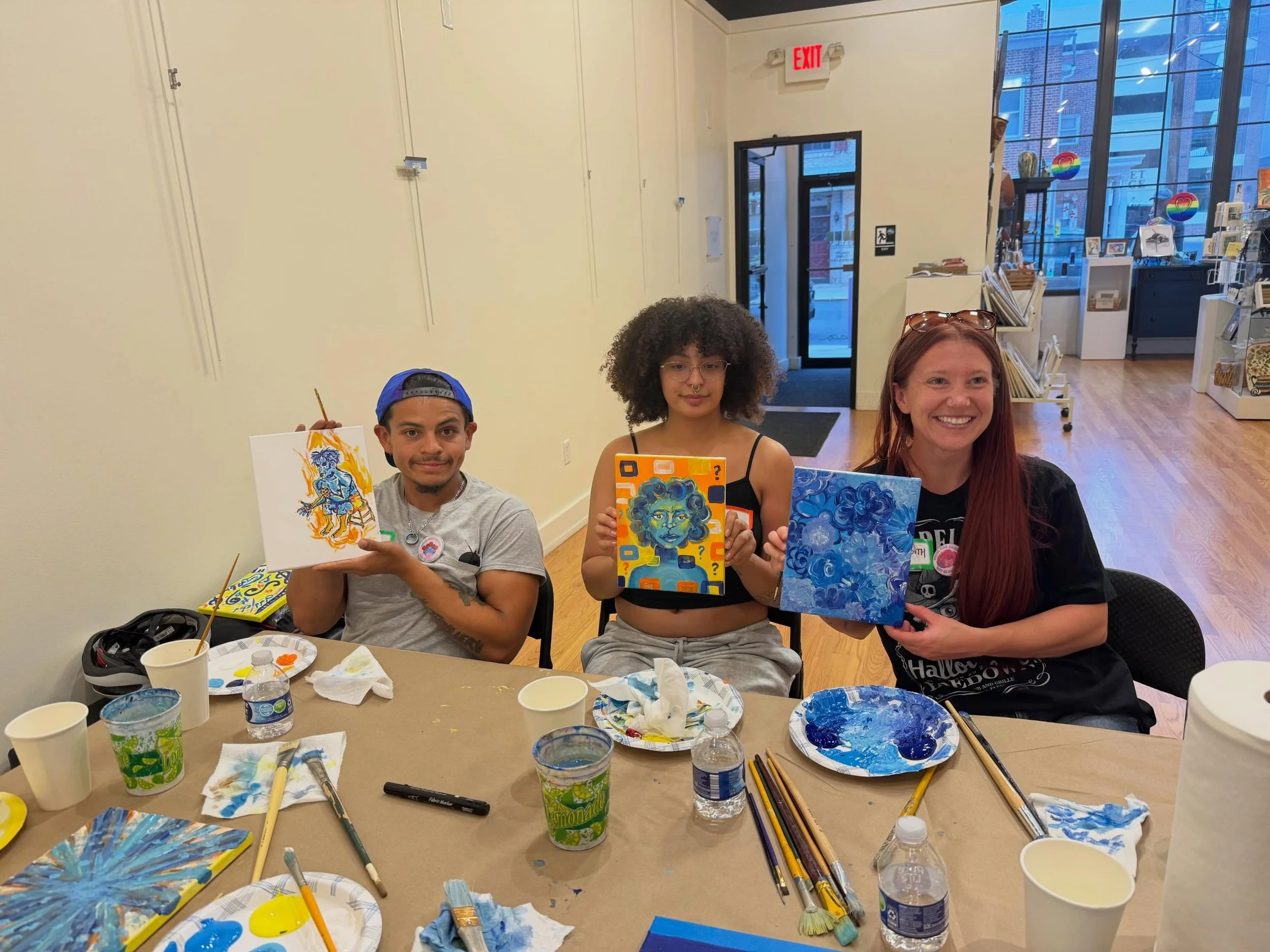 Juneteenth has started! Hope Station along with some of our partners held a health fair with free screenings to the community along with a Paint &amp; Sip event at the Carlisle Arts &amp; Learning Center where local artist Kaziah Landis explained all