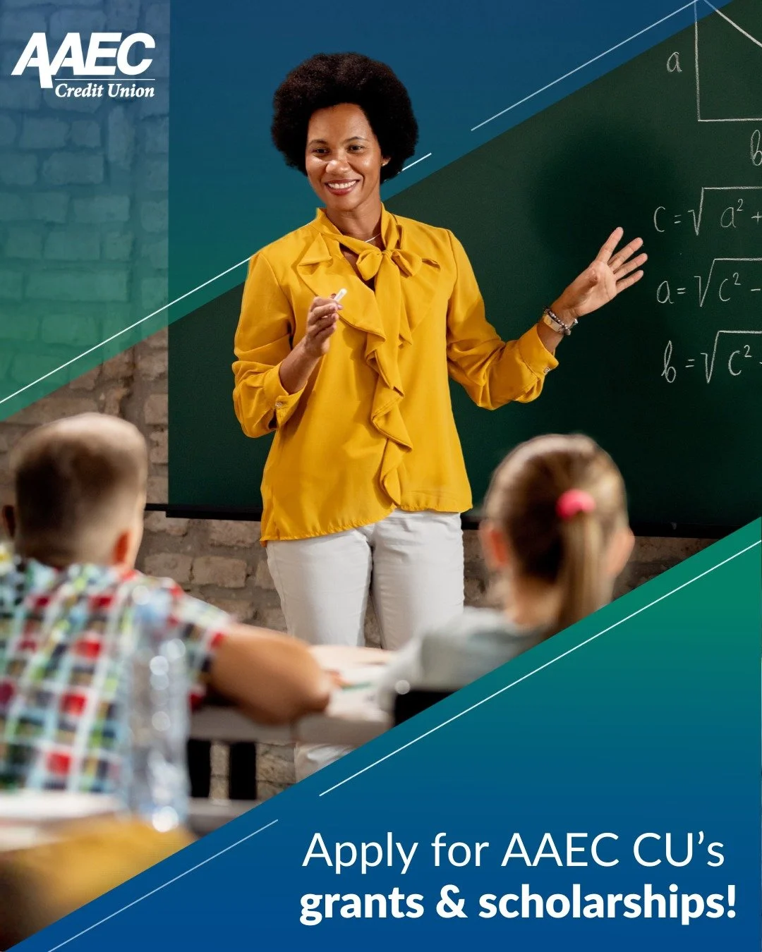 AAEC Credit Union is here to invest in our community&rsquo;s education!

📚 We offer $250 Classroom Grants for school employees purchasing supplies that make a real difference for your students.

The application deadline is April 30. Visit AAEC to ap