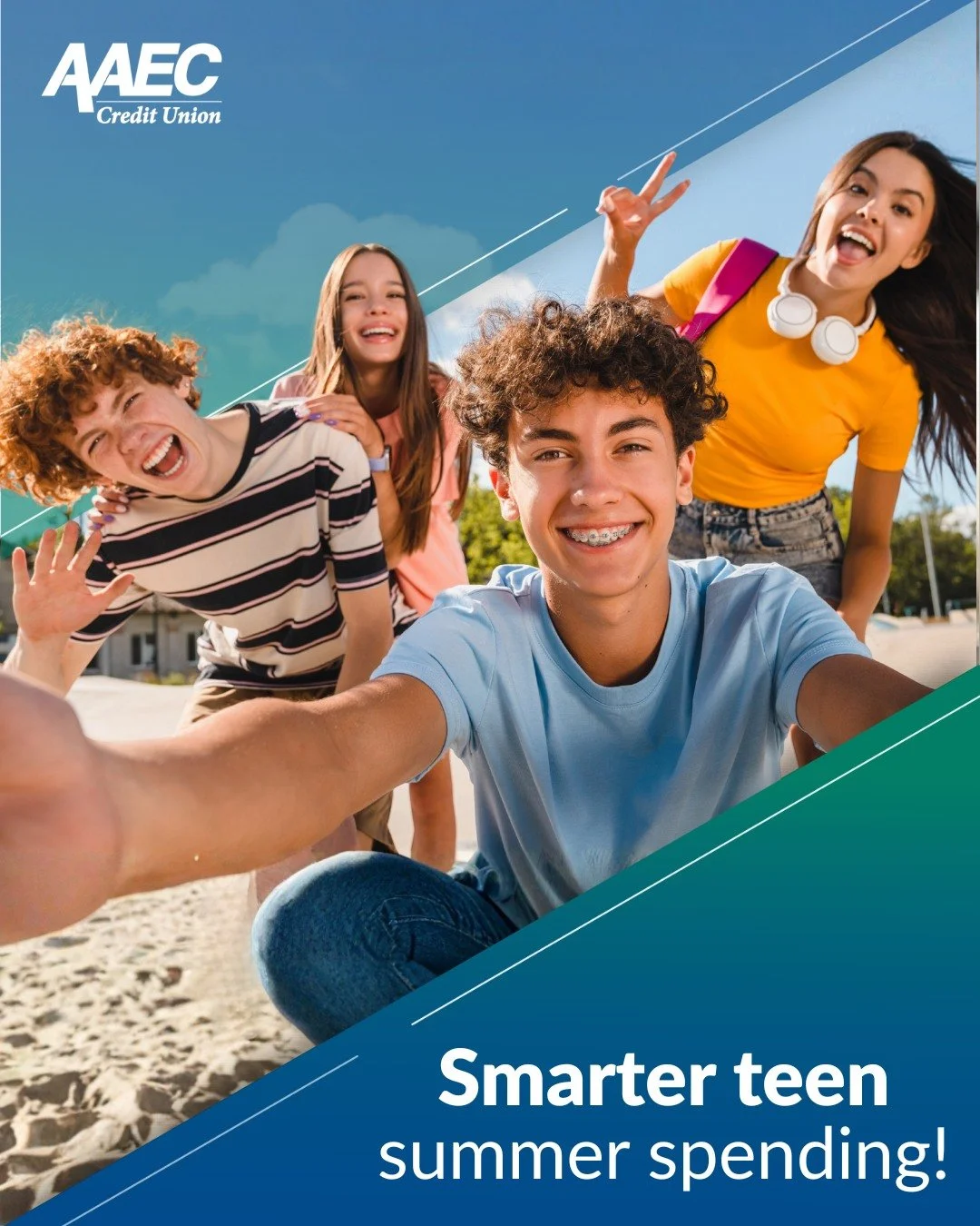 Summer = more plans, later curfews, spontaneous ice cream runs, and &ldquo;Can I borrow $20?&rdquo; on repeat. 🍦☀️

😎 This year, give your teen their own summer budget to manage!

With the AAEC Teen Account, they gain real-world money experience, w