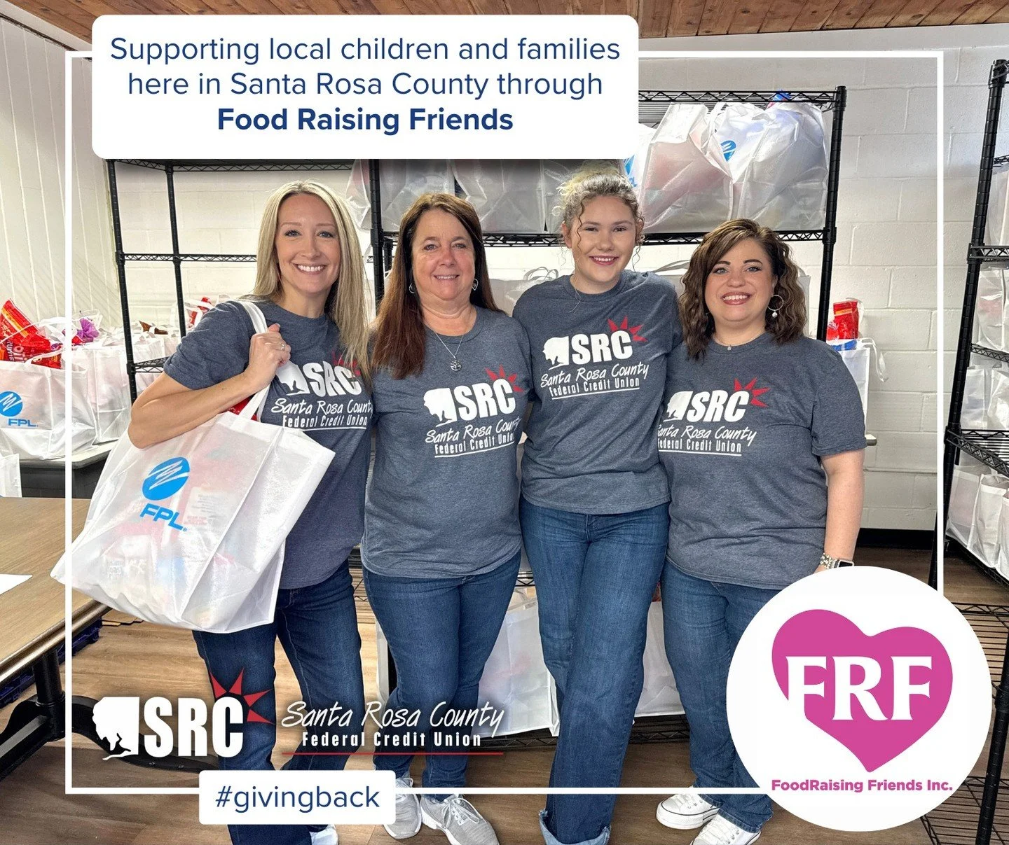 Helping our community is at the heart of what we do. 💙

We were honored to partner with Food Raising Friends in Milton to help deliver bags of food to Santa Rosa County schools so students in need have meals during Spring Break.

When schools close 