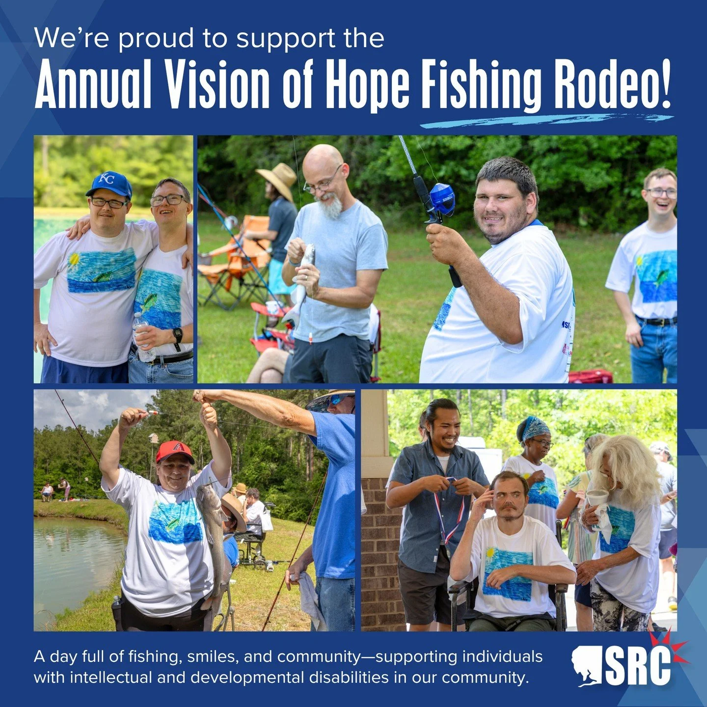 We&rsquo;re proud to support the Annual Vision of Hope Fishing Rodeo! 🎣💙

This incredible event creates a fun, welcoming day of fishing, food, and recognition for individuals with intellectual and developmental disabilities&mdash;and we&rsquo;re ho
