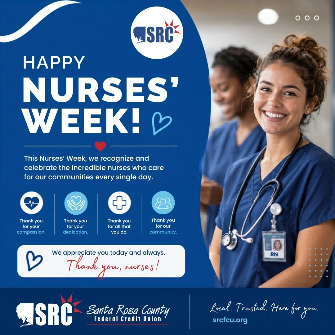 During National Nurses Week, we&rsquo;re proud to recognize the incredible nurses serving our communities across Santa Rosa County and the Gulf Coast. 💙

From hospitals and clinics to schools, urgent care centers, and home health services, nurses pr