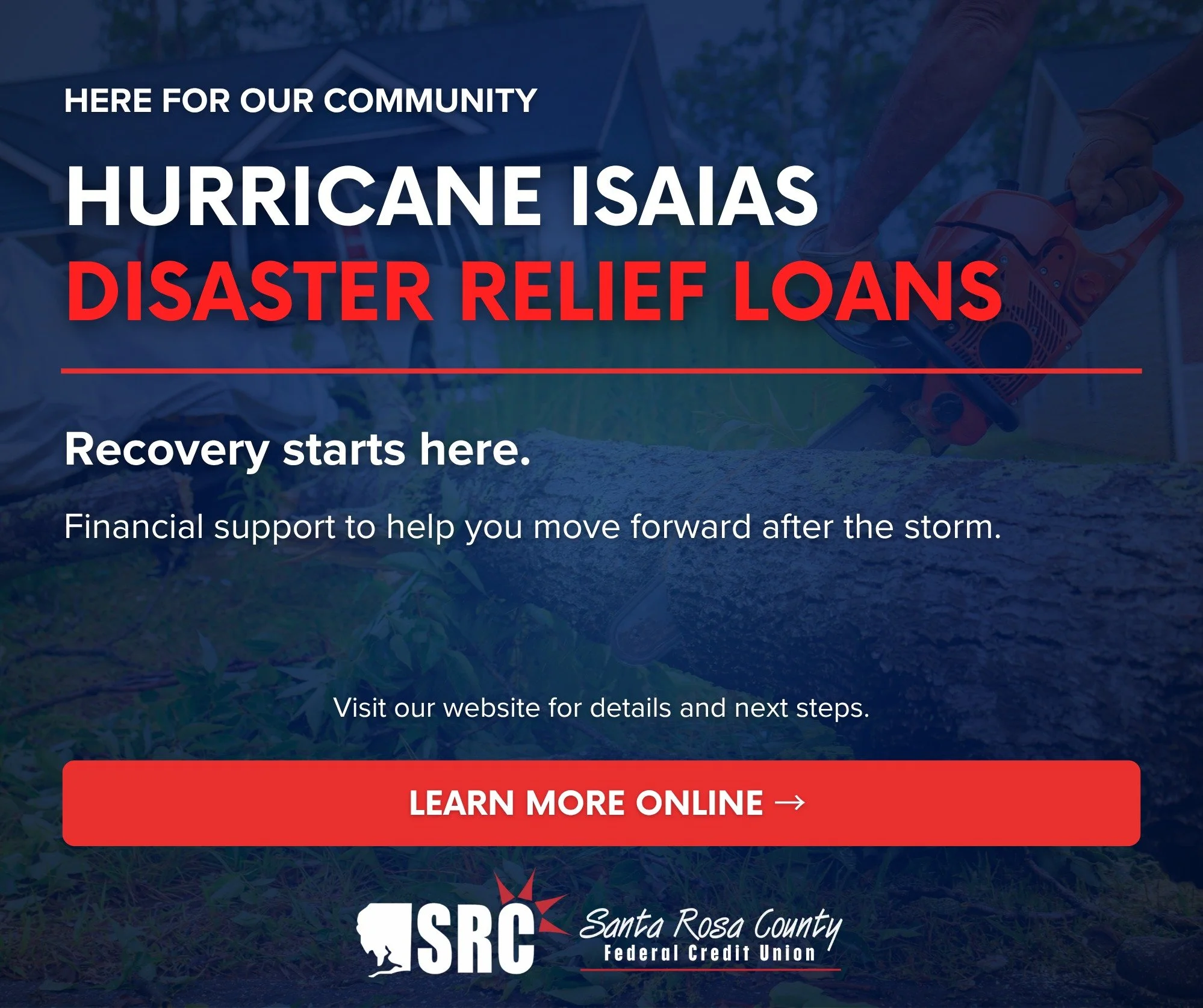 💙 **Our community matters, and we&rsquo;re here for you.**

We know that recovering from a hurricane can be overwhelming, and many of our neighbors are still working through the challenges left behind by Hurricane Isaias. Please know that you don&rs