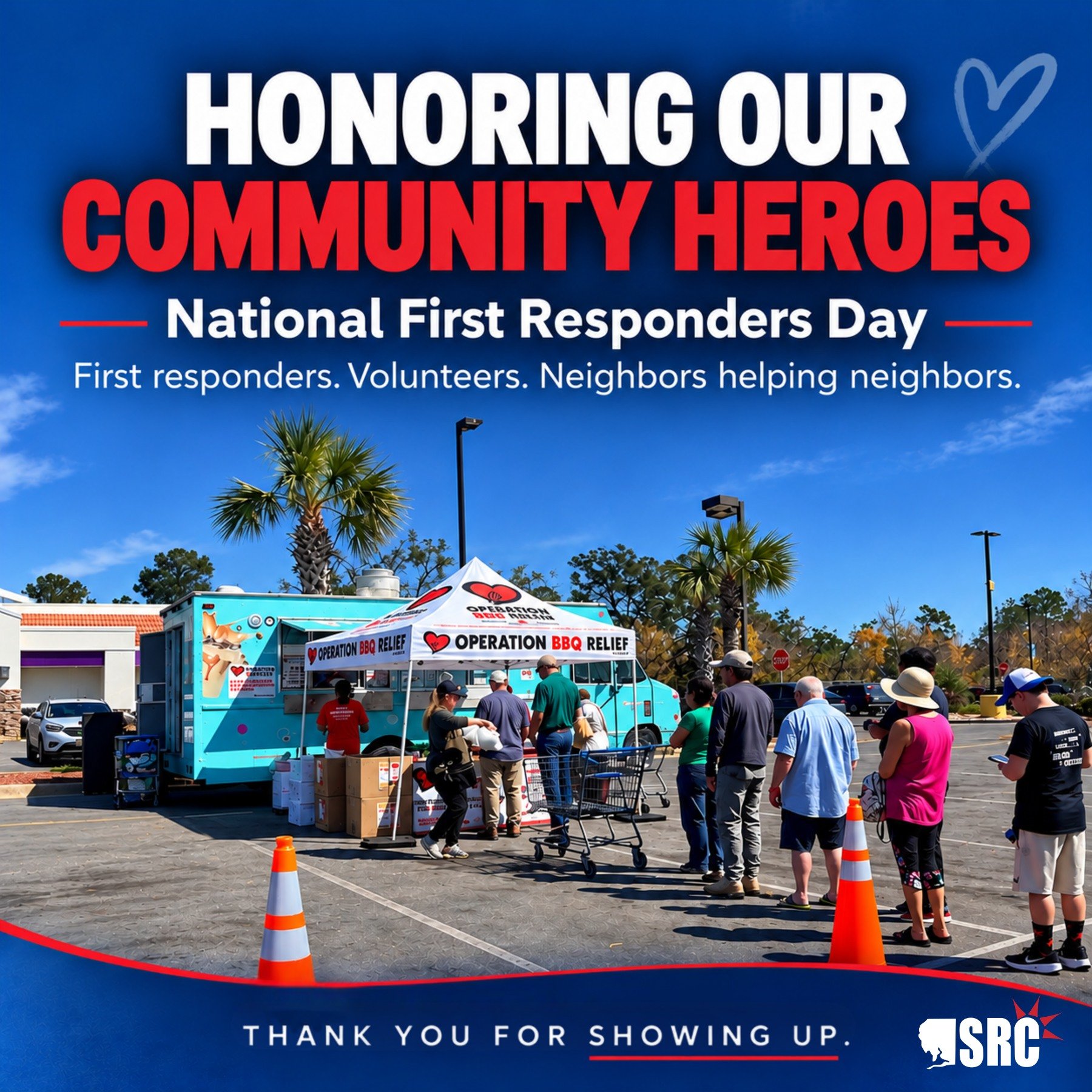 ❤️💙 Heroes come in many forms.

On National First Responders Day, we honor the police officers, firefighters, EMTs, and other first responders who work tirelessly to keep our communities safe.

But after Hurricane Isaias, we also witnessed the incre