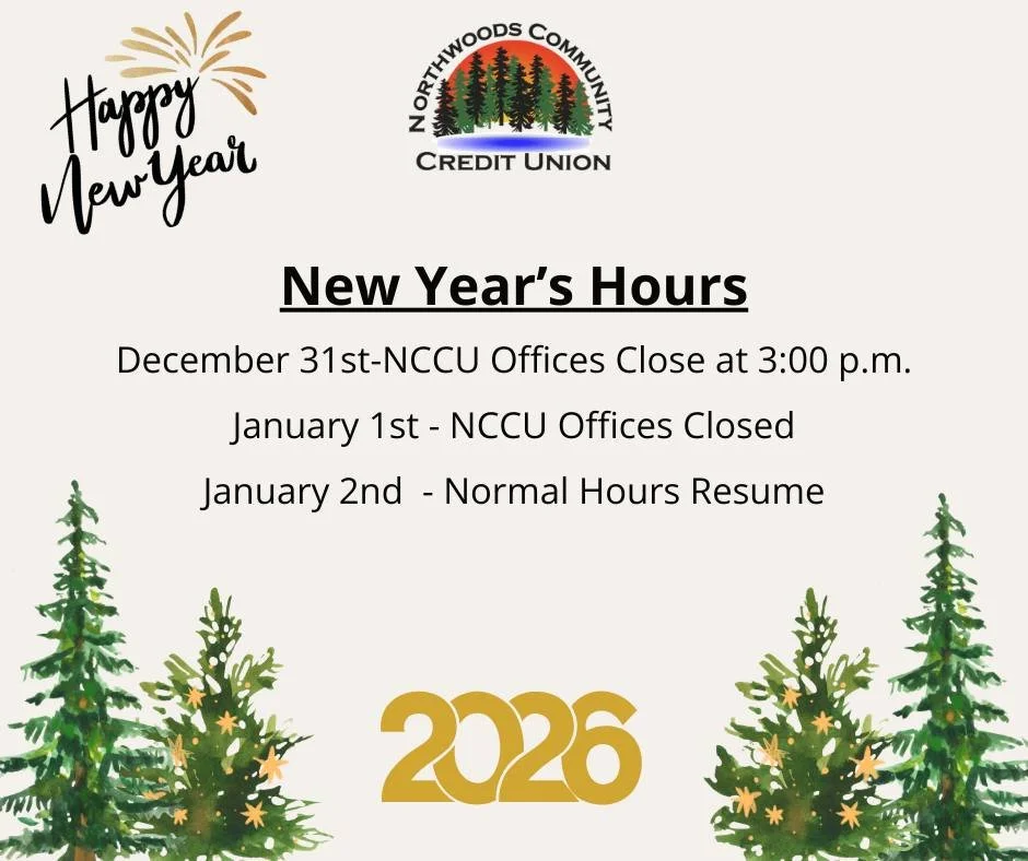 New Year's Hours - As alway MIA, Online Banking, Mobile Banking, Remote Deposit Capture, and our ATM are available 24/7.