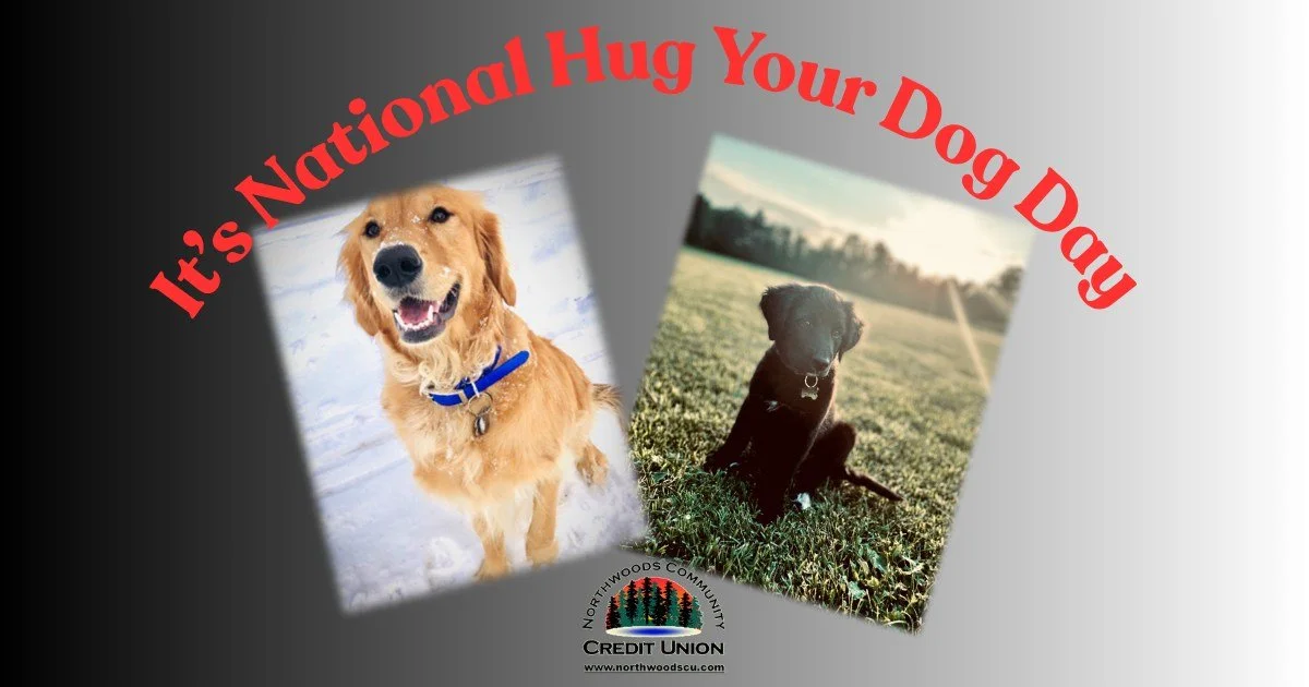 Give those dogs a hug!  Give them a squeeze!  Give them an extra treat!  It's National Hug Your Dog Day!