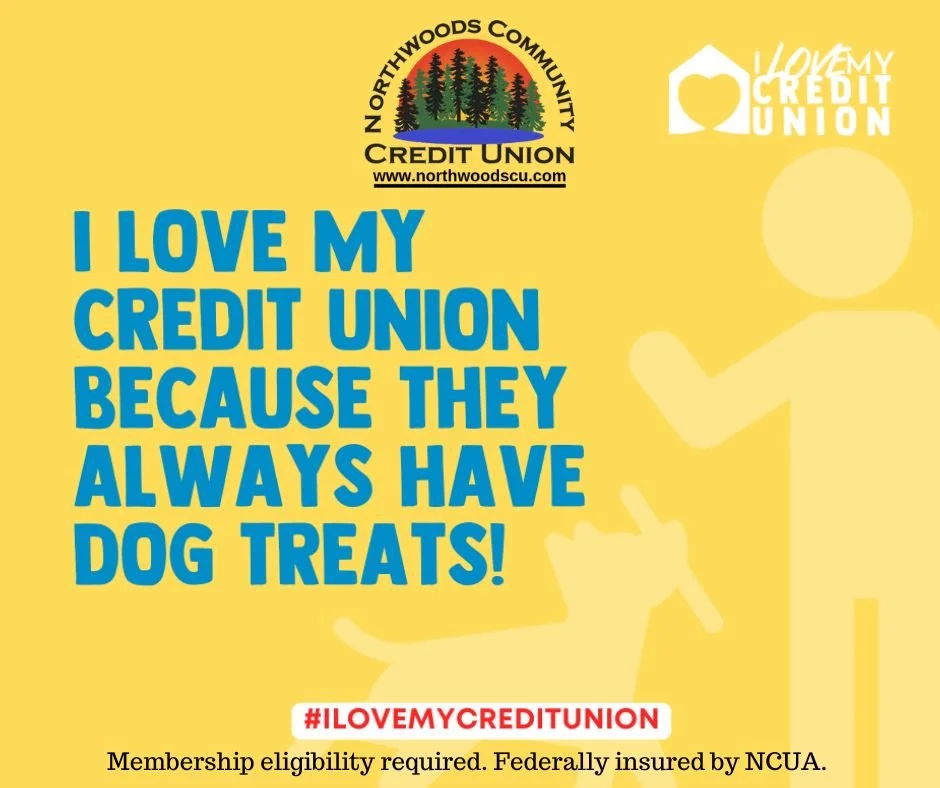 Your dog asked us to post this again as a reminder that we do have amazing dog treats available for your 4 legged furry friends and stickers for the kids!  Stop and say hi to Carla in the drive up!