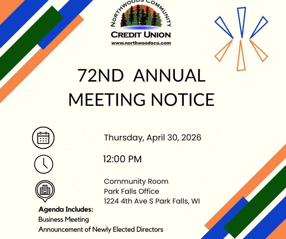 Our Annual Meeting will be held on April 30th at noon!