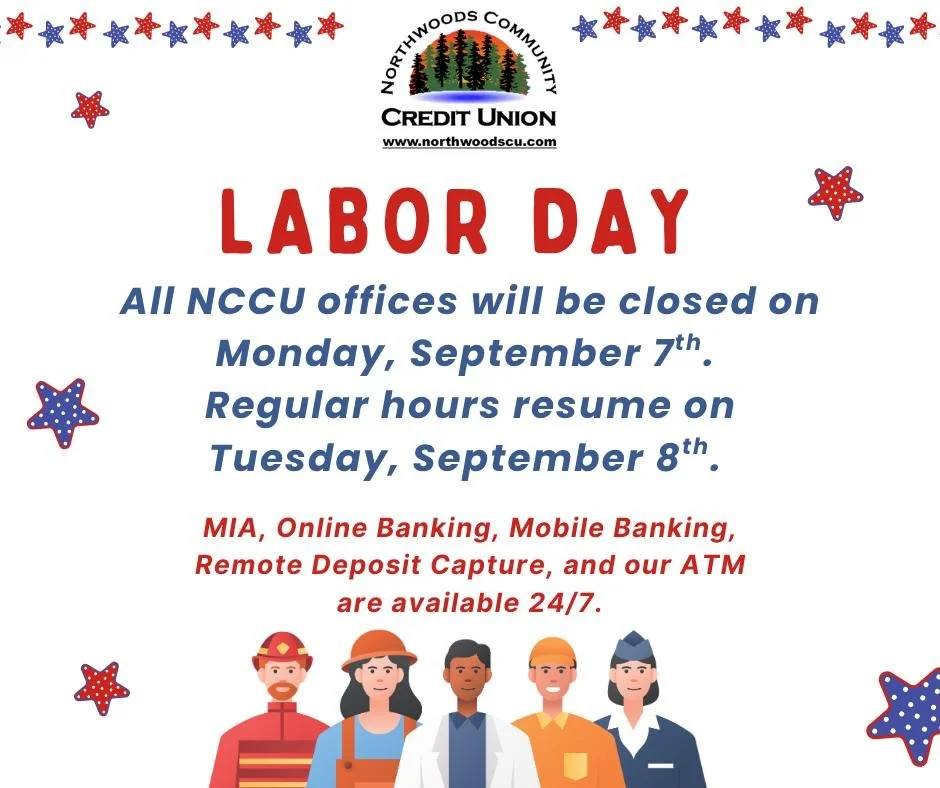Office closure- All NCCU offices will be closed on Monday, September 7th, for Labor Day.