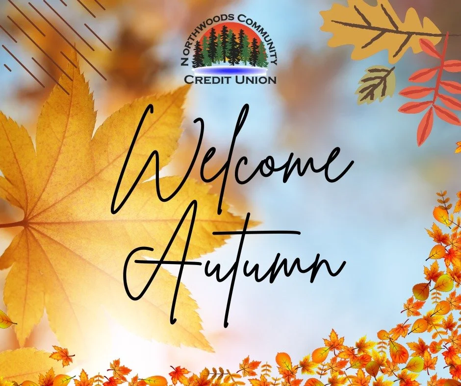 Hello Fall!  Enjoy this beautiful time of the year in the Northwoods!
