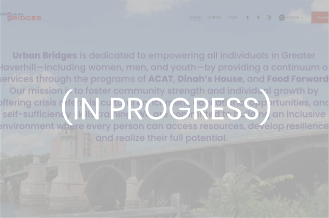 Urban Bridges - Website Redesign
