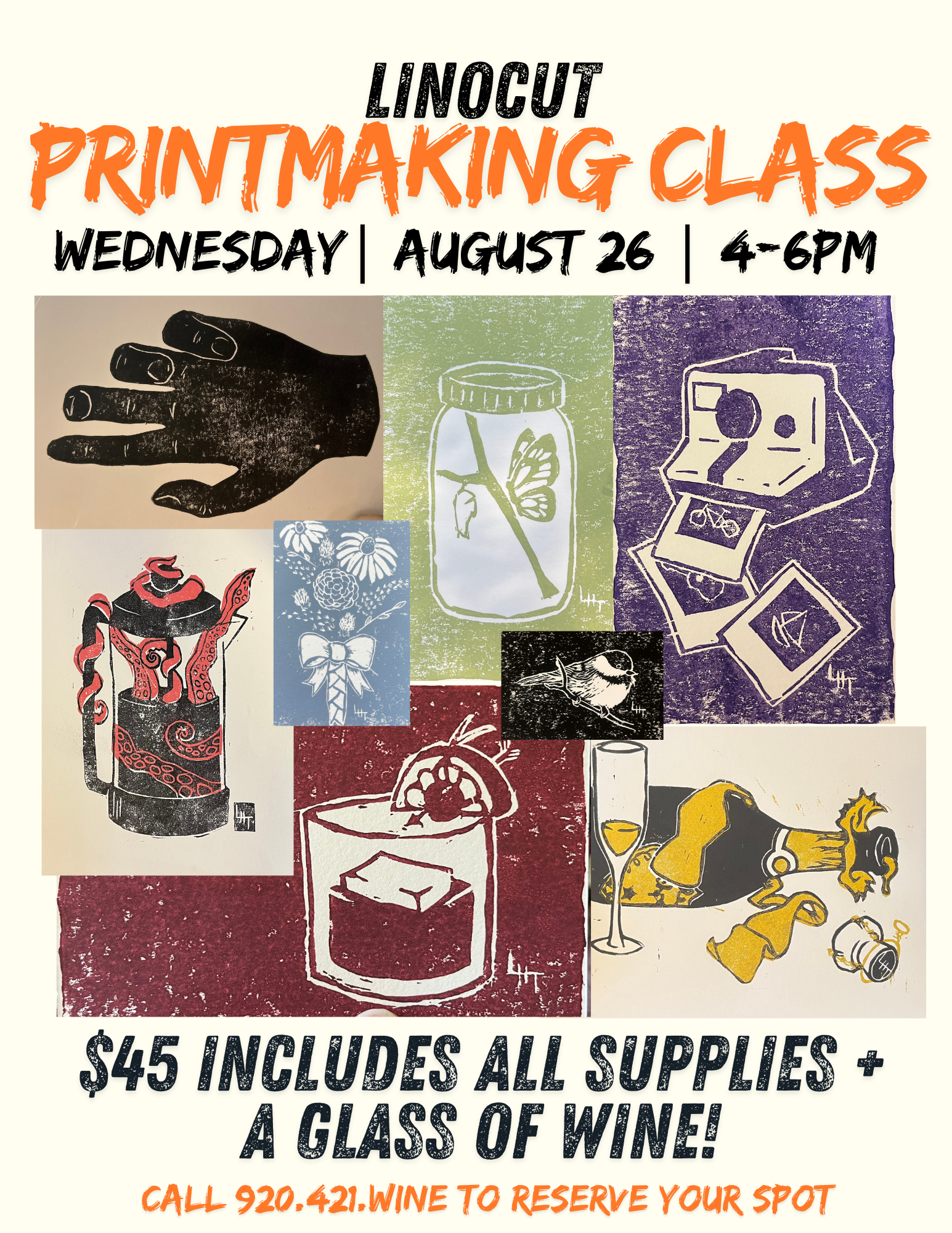 Linocut Print Class