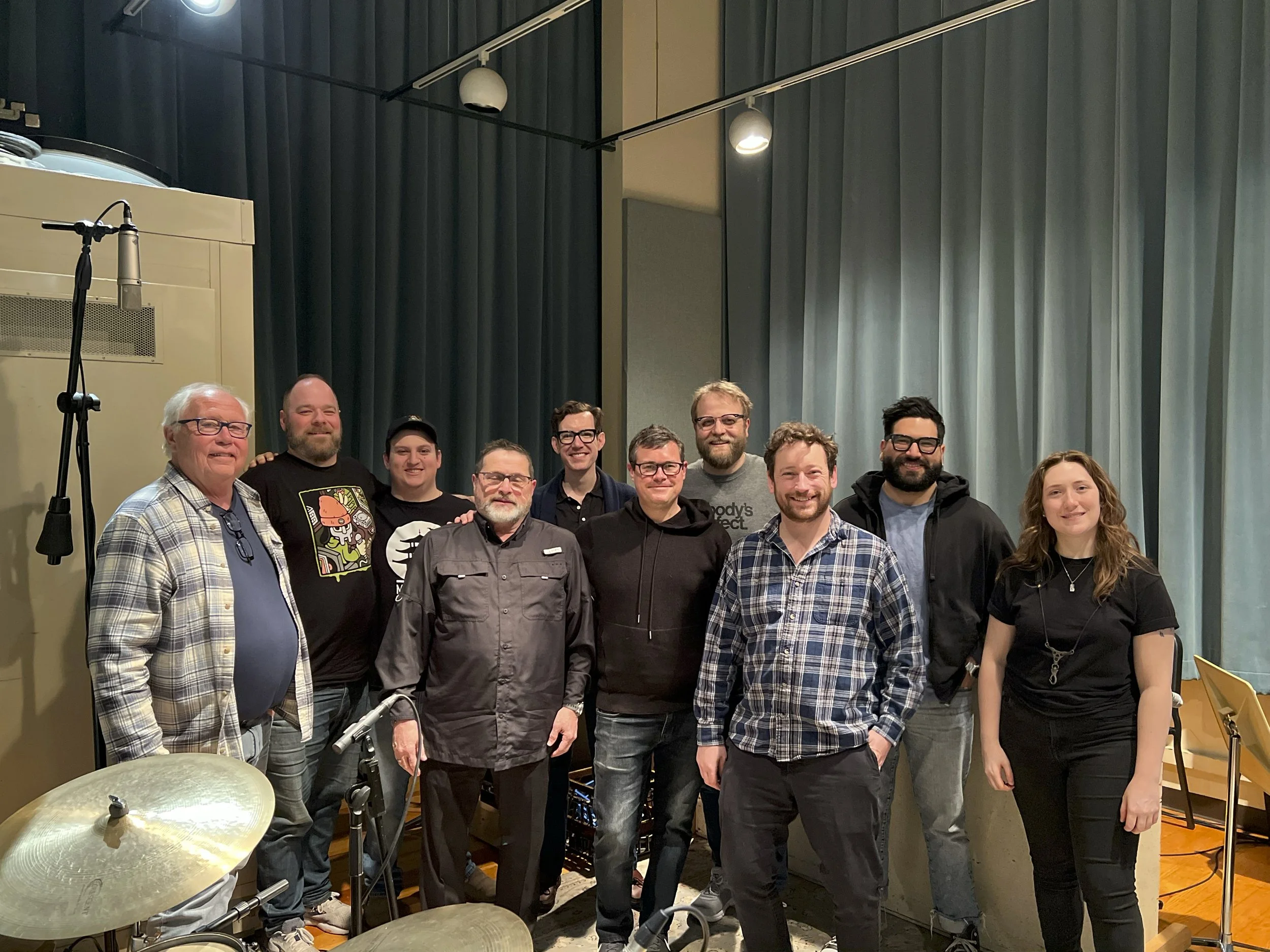 Chris Parsons Nonet Recording Session
Gretsch Recording Studio, 2026