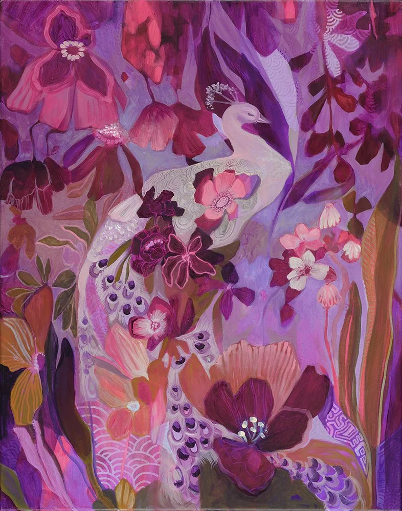 Original Purple Peacock