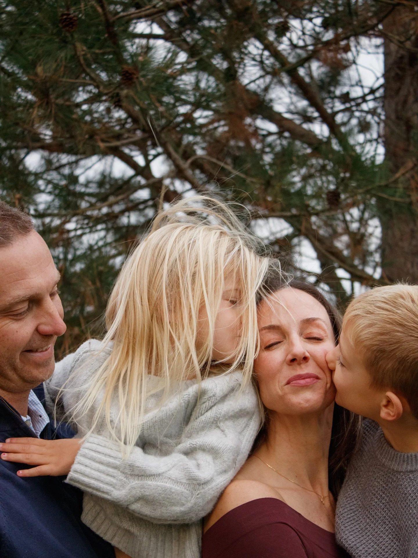 The Dorans on a perfect, moody fall morning