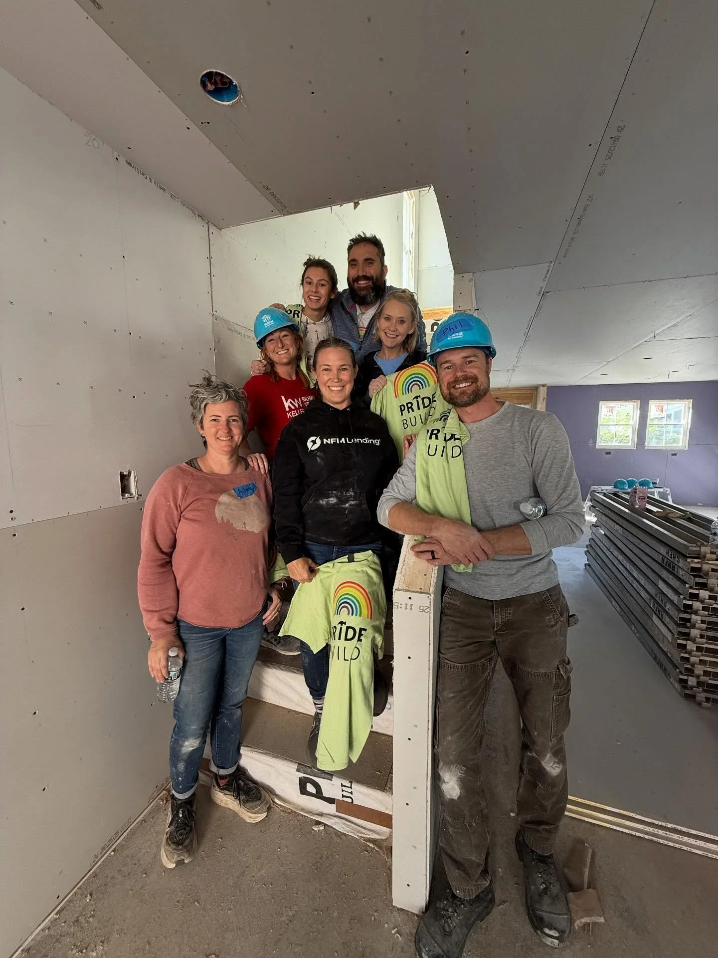 🛠️ Sweat, Sheetrock, and Service 💪 Just wrapped an incredible build day with Richmond Habitat for Humanity&mdash;digging post holes, framing a deck, and hanging drywall alongside an amazing crew. Big thanks to Matt Pritchett with NFM Lending for or
