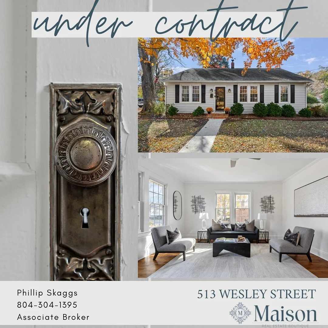 🚨Under Contract!🚨

513 Wesley Street in the heart of Ashland, Virginia just went UNDER CONTRACT after an incredible weekend on the market!

✅ 7 strong offers
🏡 A packed open house with nonstop traffic
🔥 Multiple buyers ready to call this Ashland 