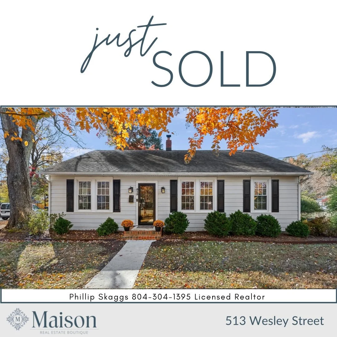 🚨 SOLD in the Center of the Universe 🚨

513 Wesley St. Ashland, Virginia officially has new owners, and this one was special.

To my incredible clients: thank you for trusting me with the sale of your home and choosing me as your realtor. Selling a