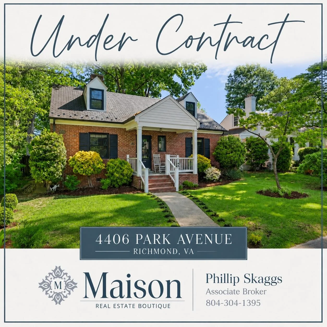 Some homes check boxes. This one checked the heart. Thrilled to get 4406 Park Avenue under contract! Strategy, heart, and timing win every time. #UnderContract #ParkAvenue #RichmondRealEstate #MaisonRealEstateBoutique.