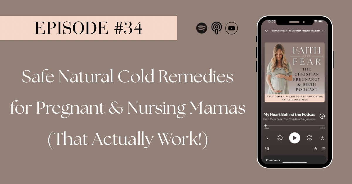 Safe Natural Cold Remedies for Pregnant &amp; Nursing Mamas (That Actually Work!)