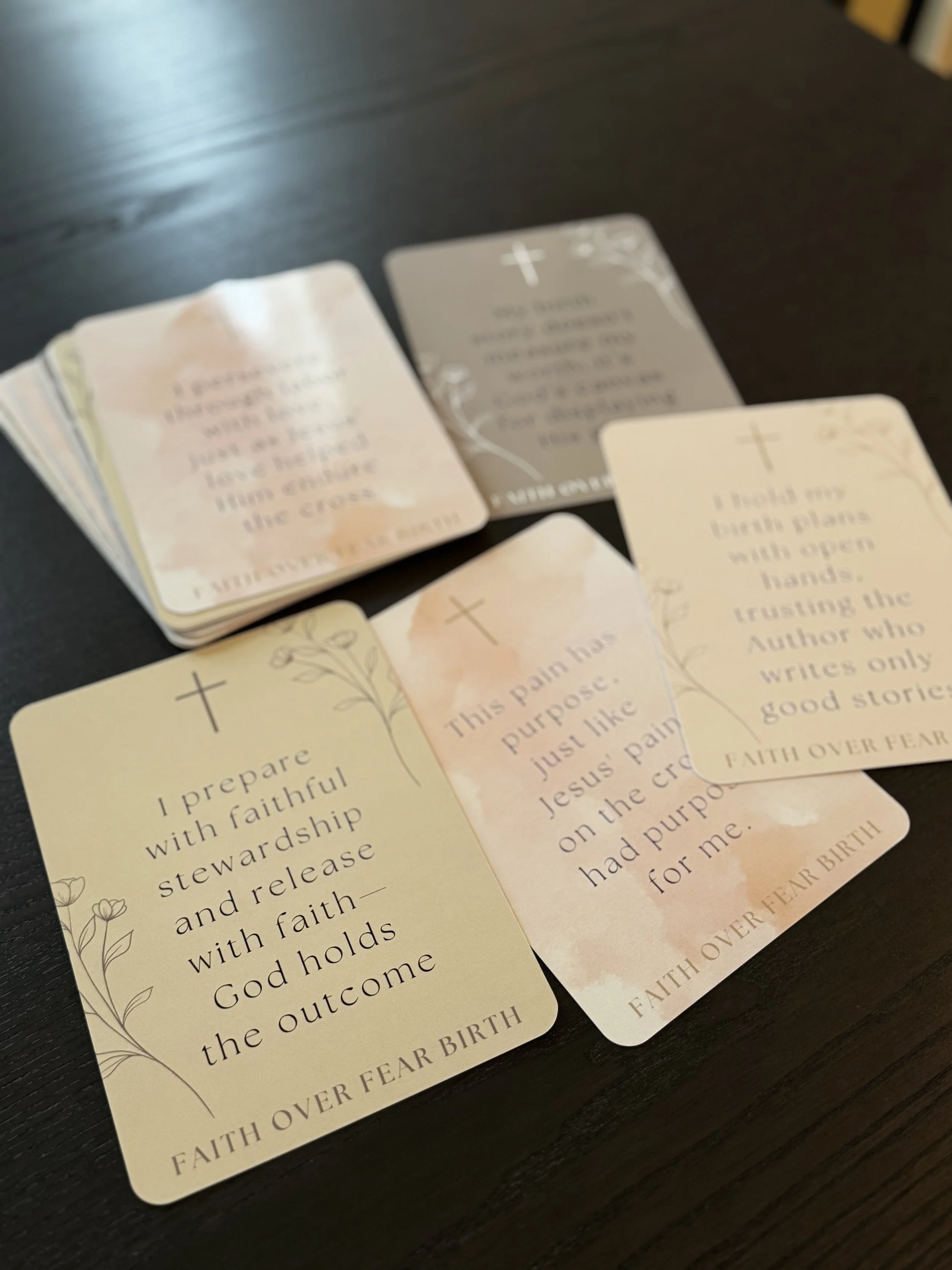 Christian Birth Affirmation Deck
