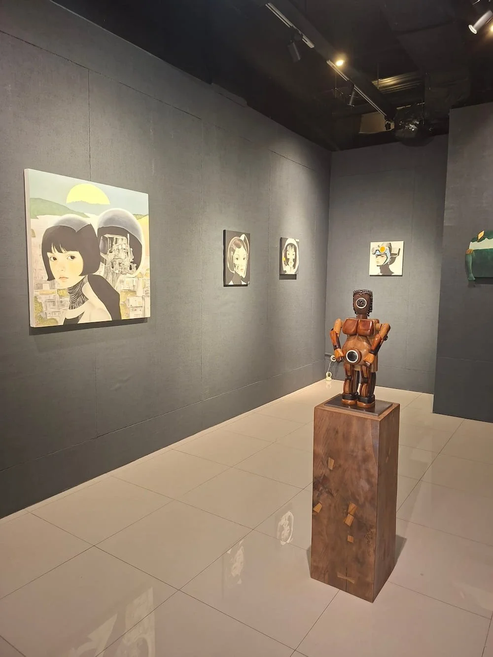 WORKS OF EUGIE AND AADA IN FUTURE IN UNIVERSE EXHIBITION