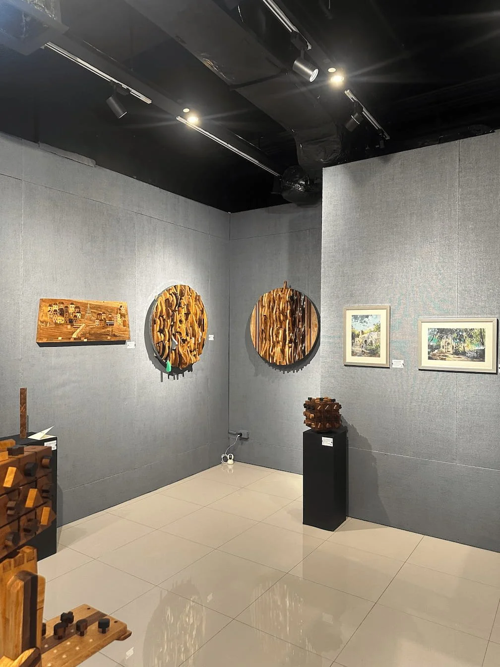 perpspective left view of travelogue in wood and water exhibition 