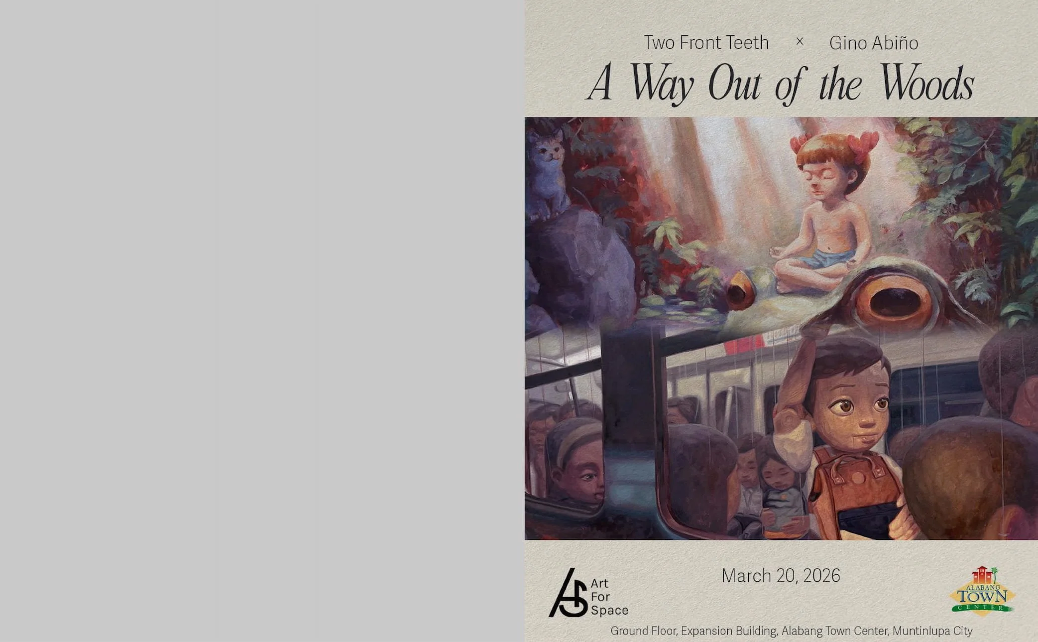 a way out of the woods previous exhibition art for space 2026